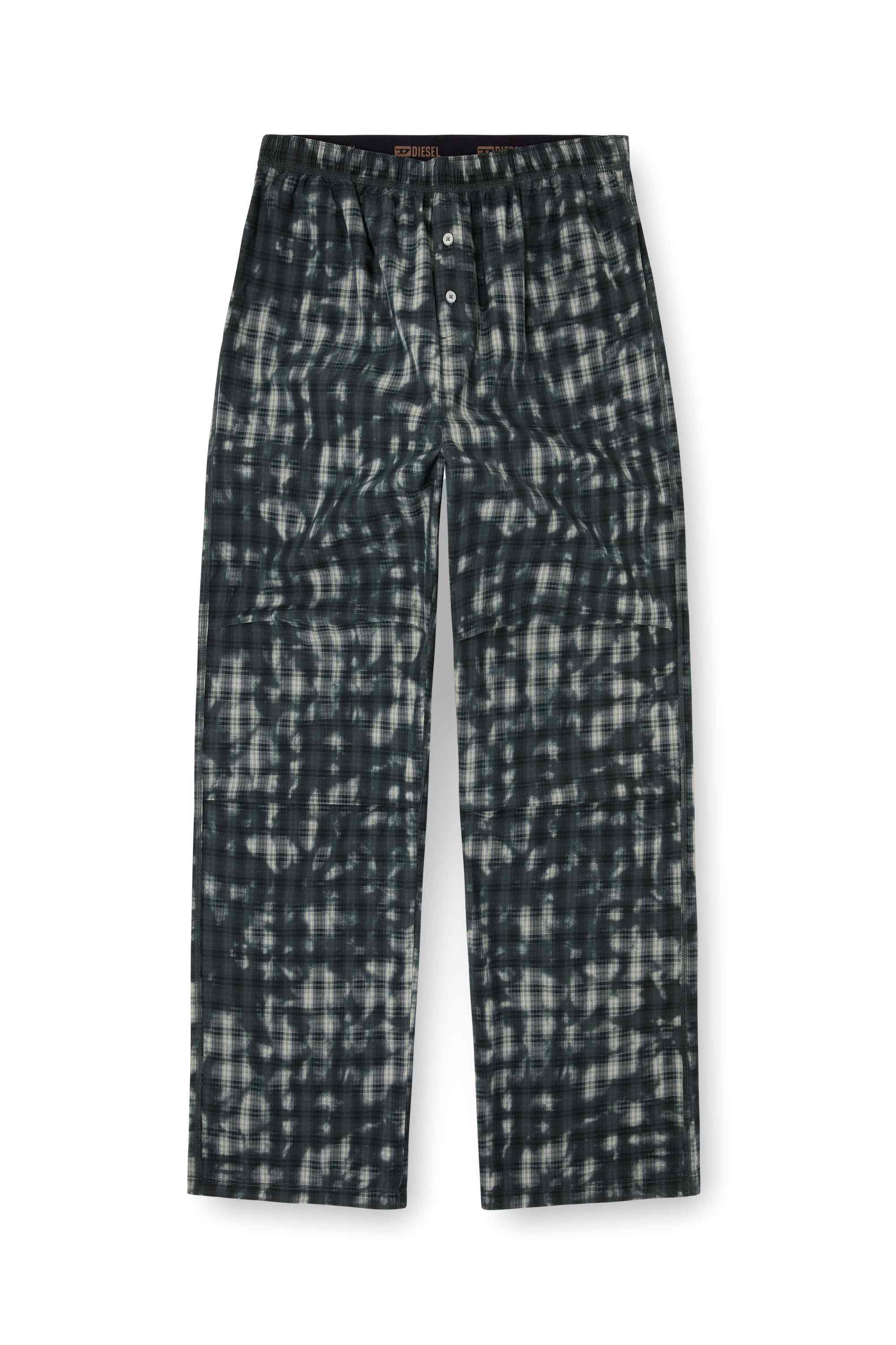 Green Pyjama bottoms with check print