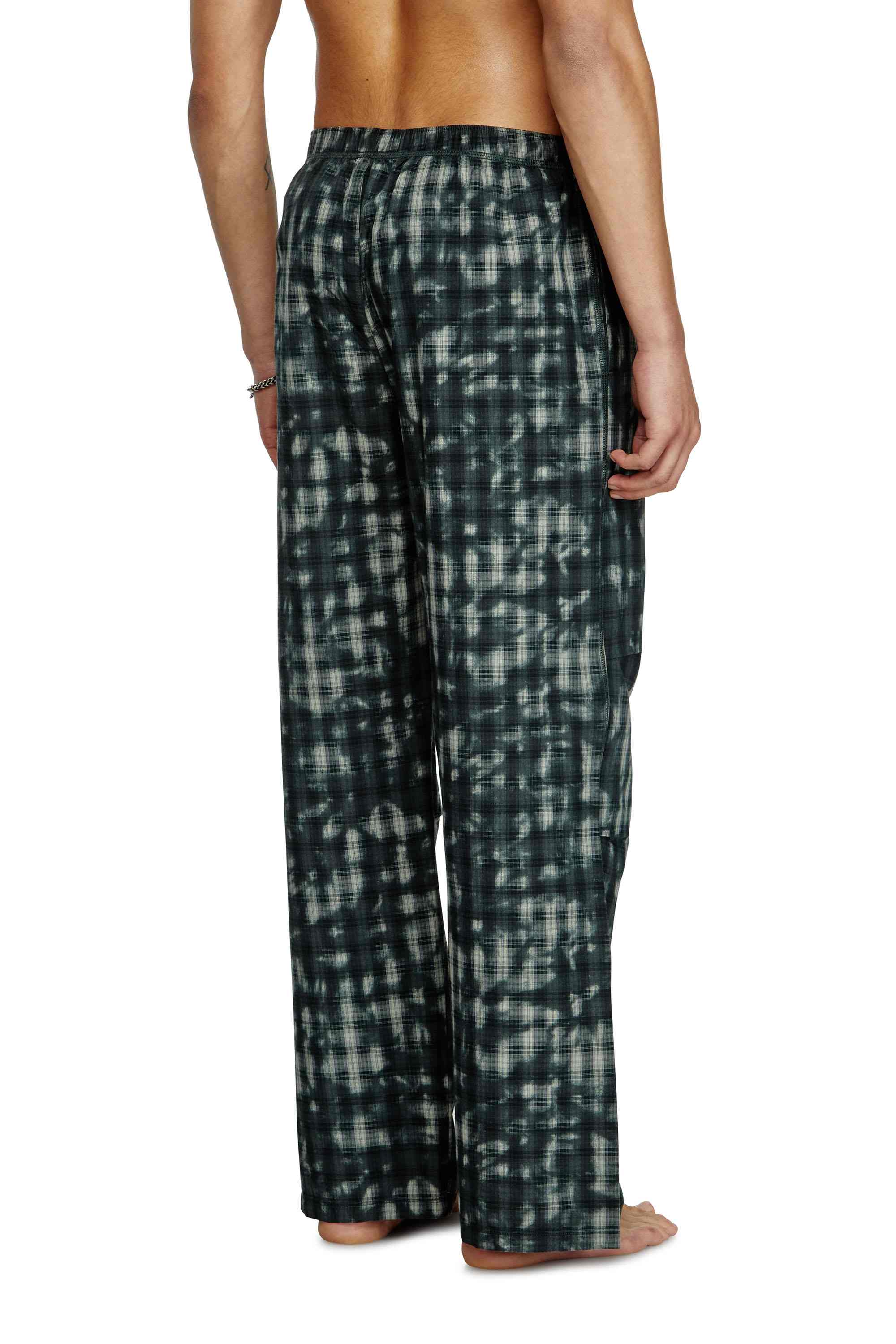 Green Pyjama bottoms with check print