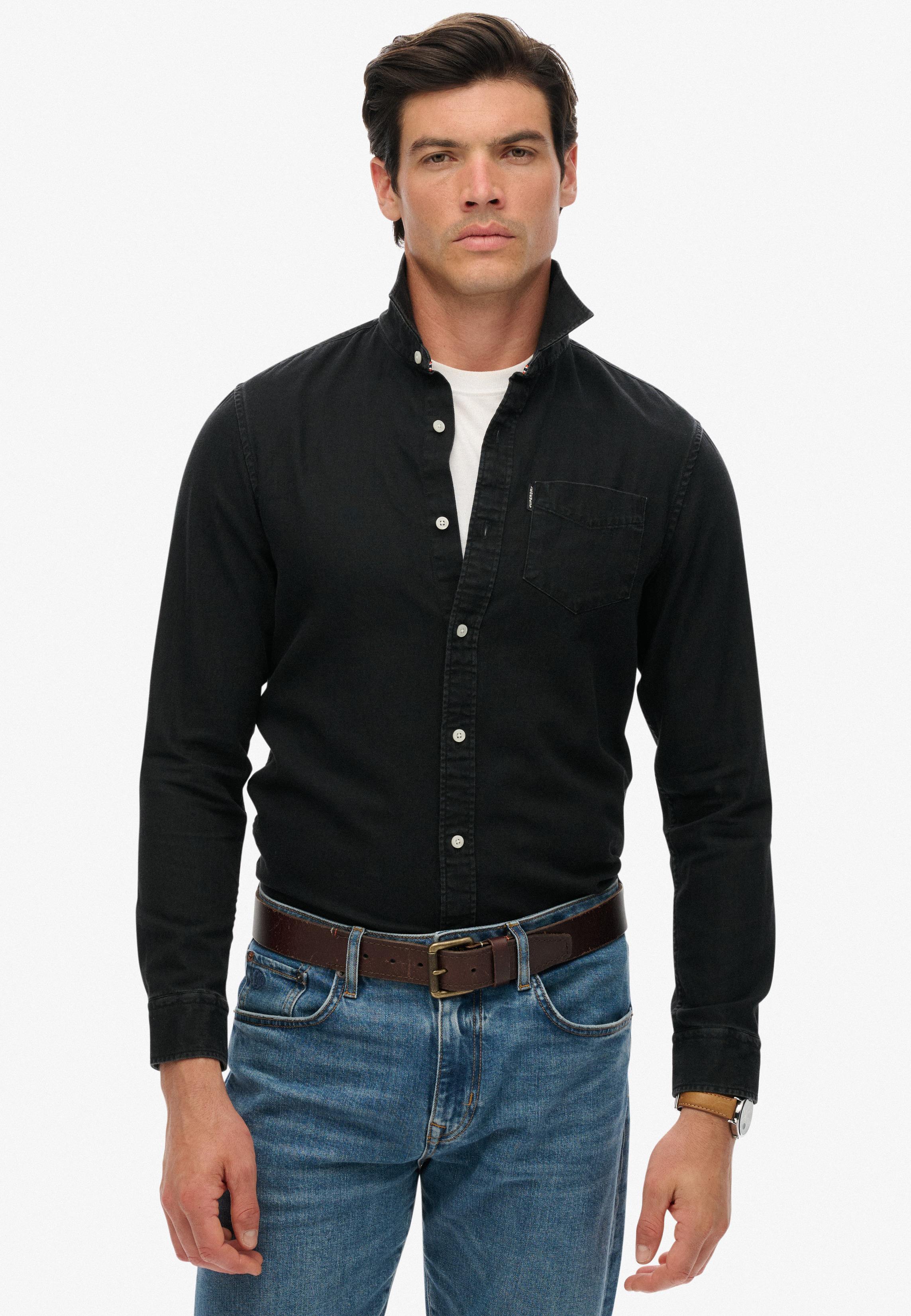 ESSENTIALS L/S DENIM SHIRT