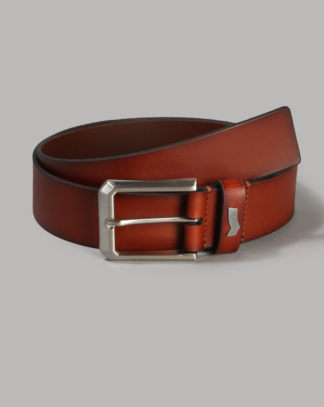 GAS | Textured Leather Belt with Buckle closure