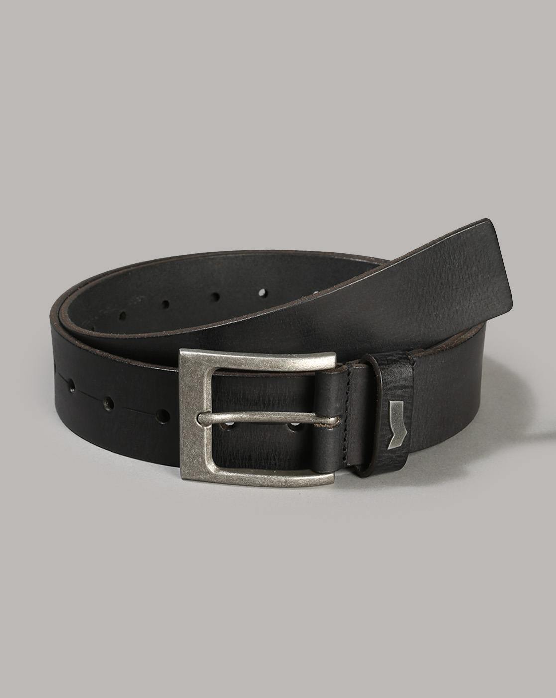 GAS | Punch-out stylised Leather Belt with Buckle closure