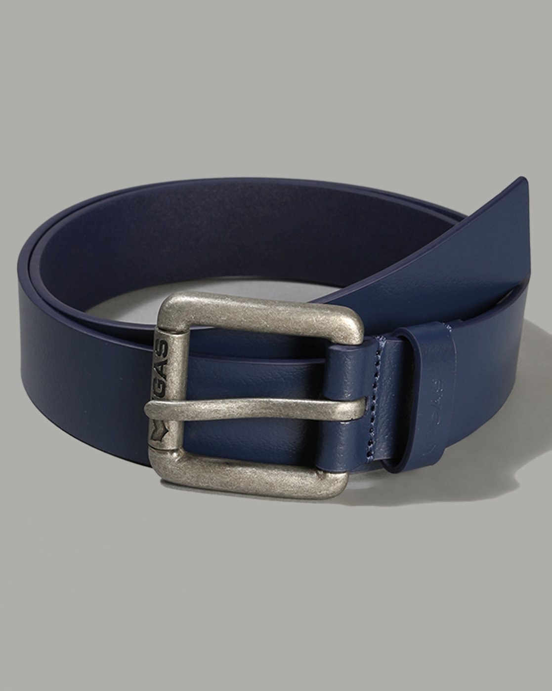 GAS | Dual Loop Classic Leather Belt with Buckle closure
