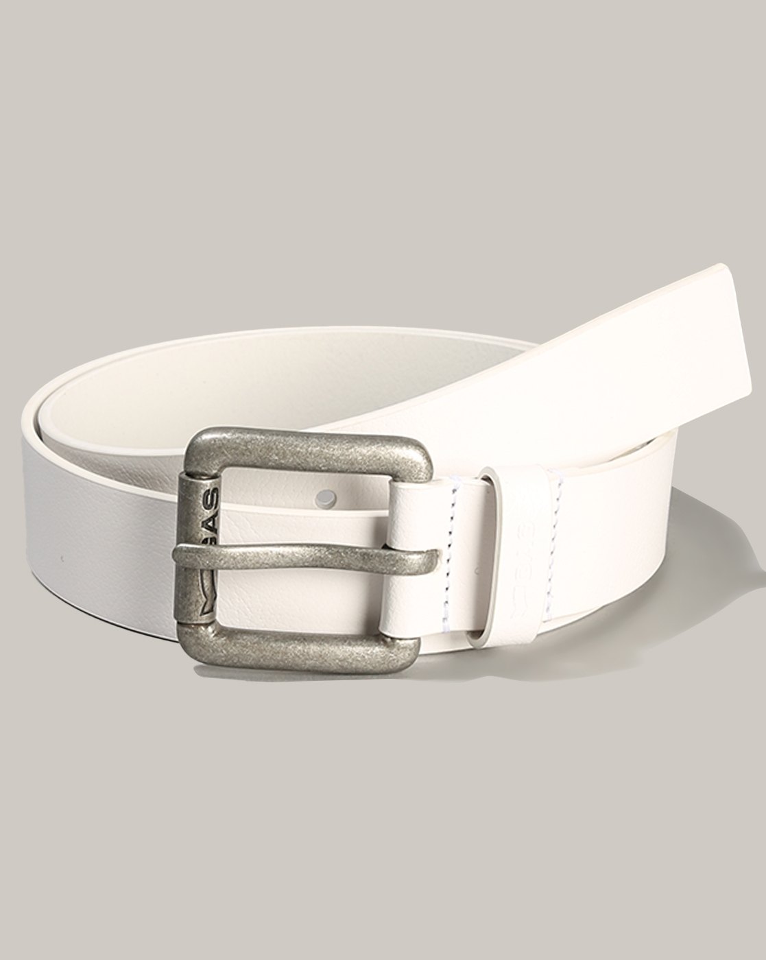 GAS | Dual Loop Classic Leather Belt with Buckle closure
