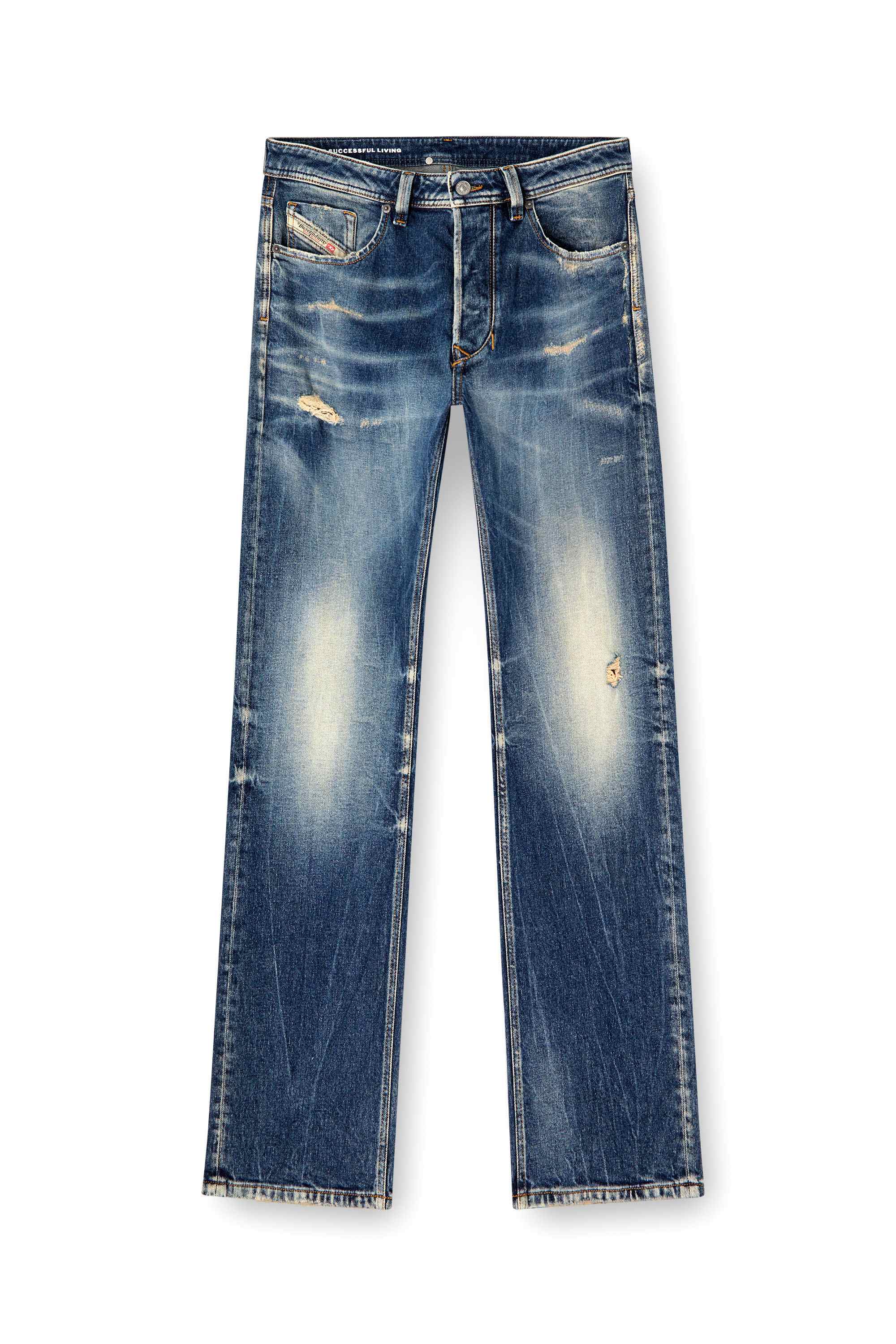 Dark Blue Straight Fit- Larkee Jeans