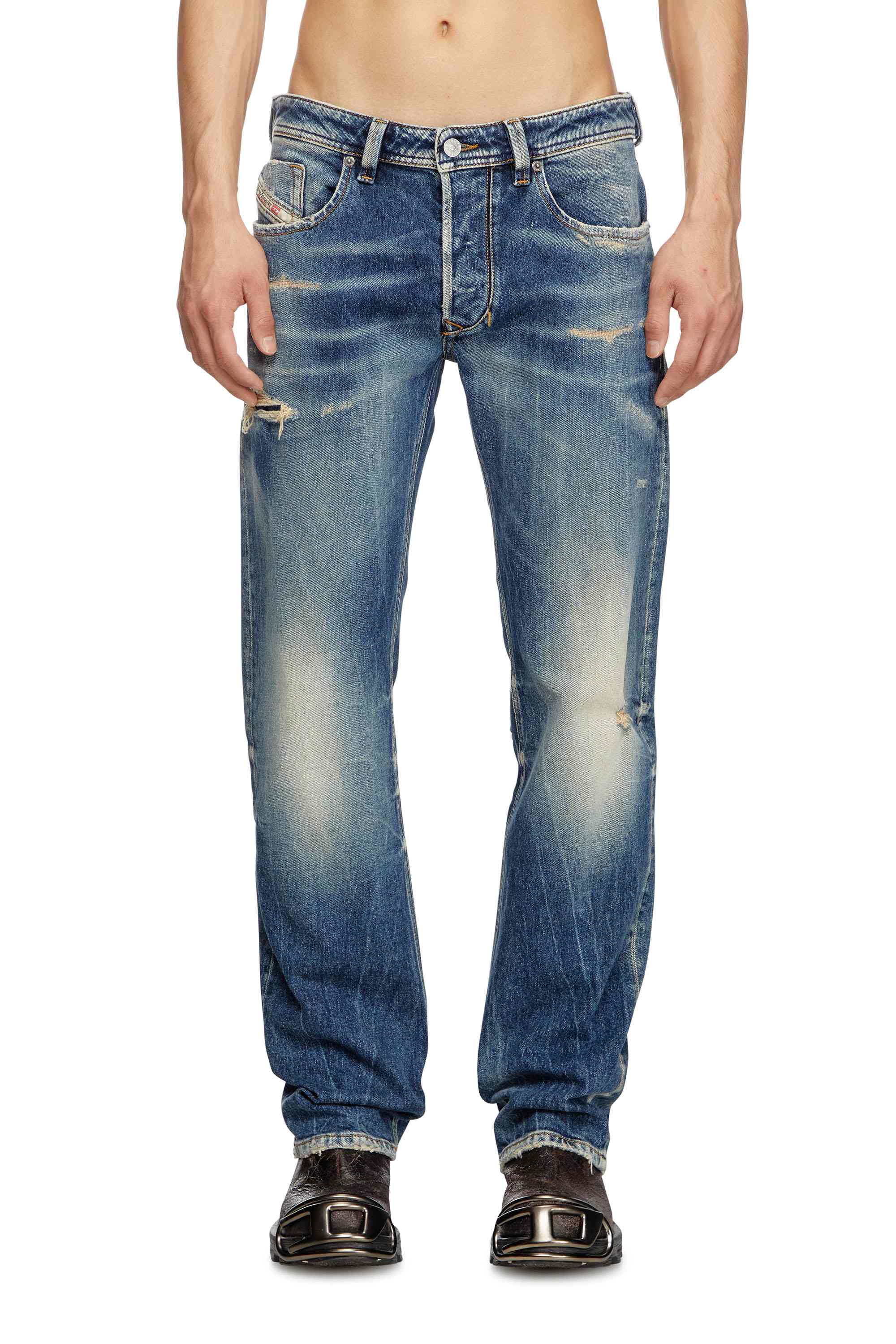 Dark Blue Straight Fit- Larkee Jeans