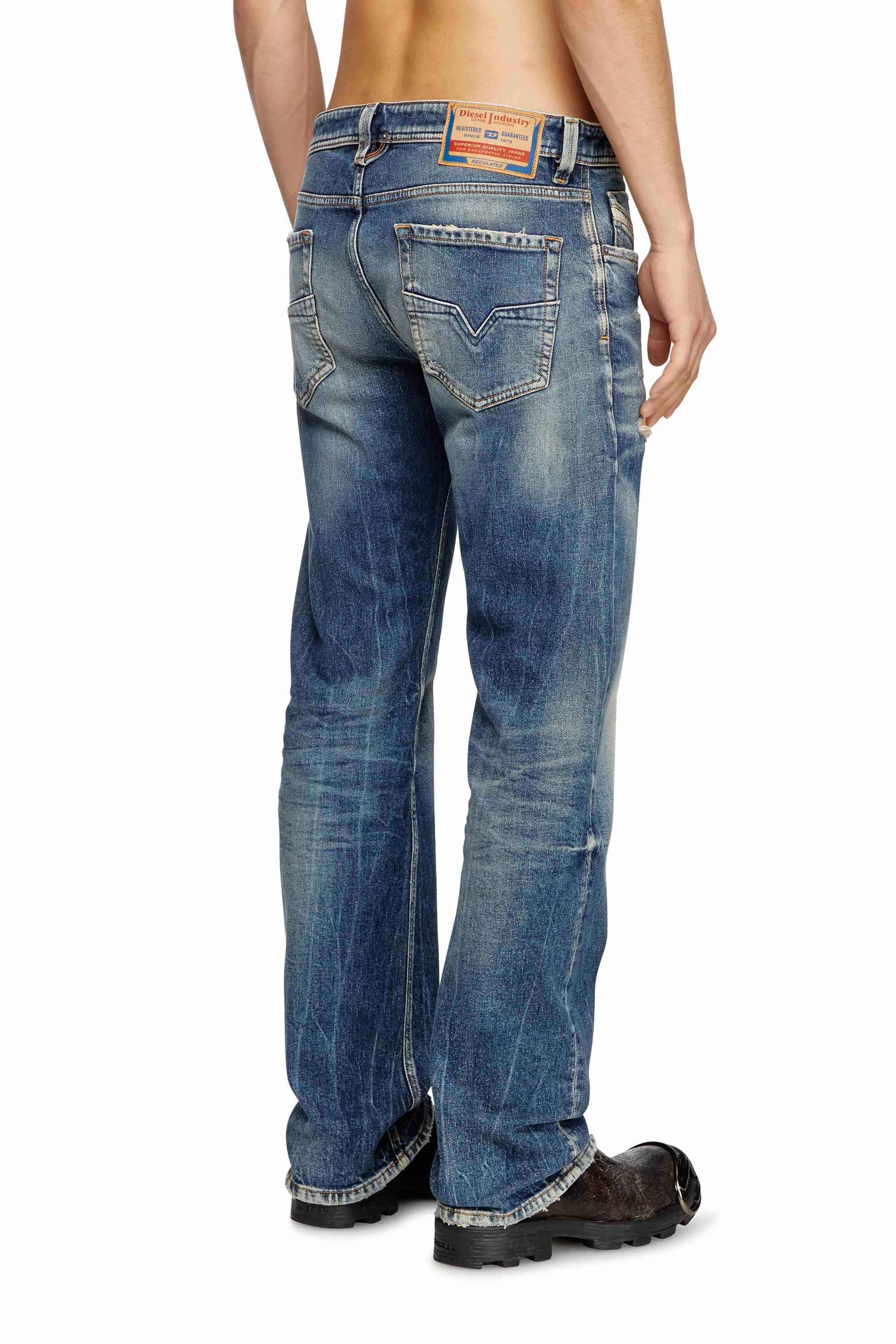 Dark Blue Straight Fit- Larkee Jeans