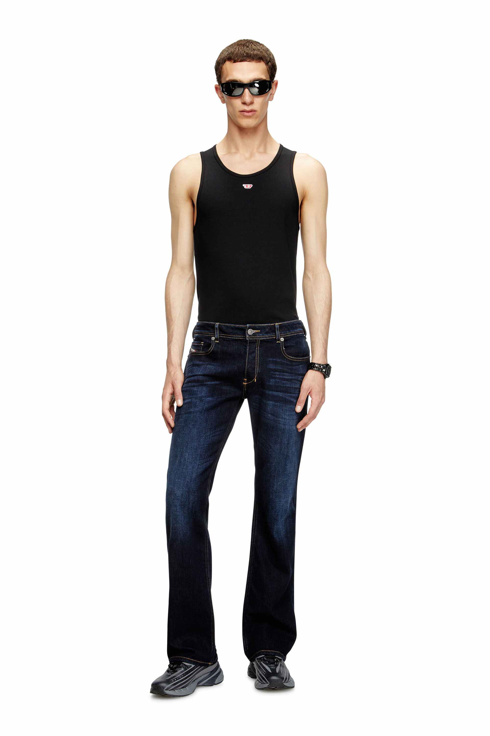 Dark Blue Bootcut Fit Jeans - 2007 Zatiny