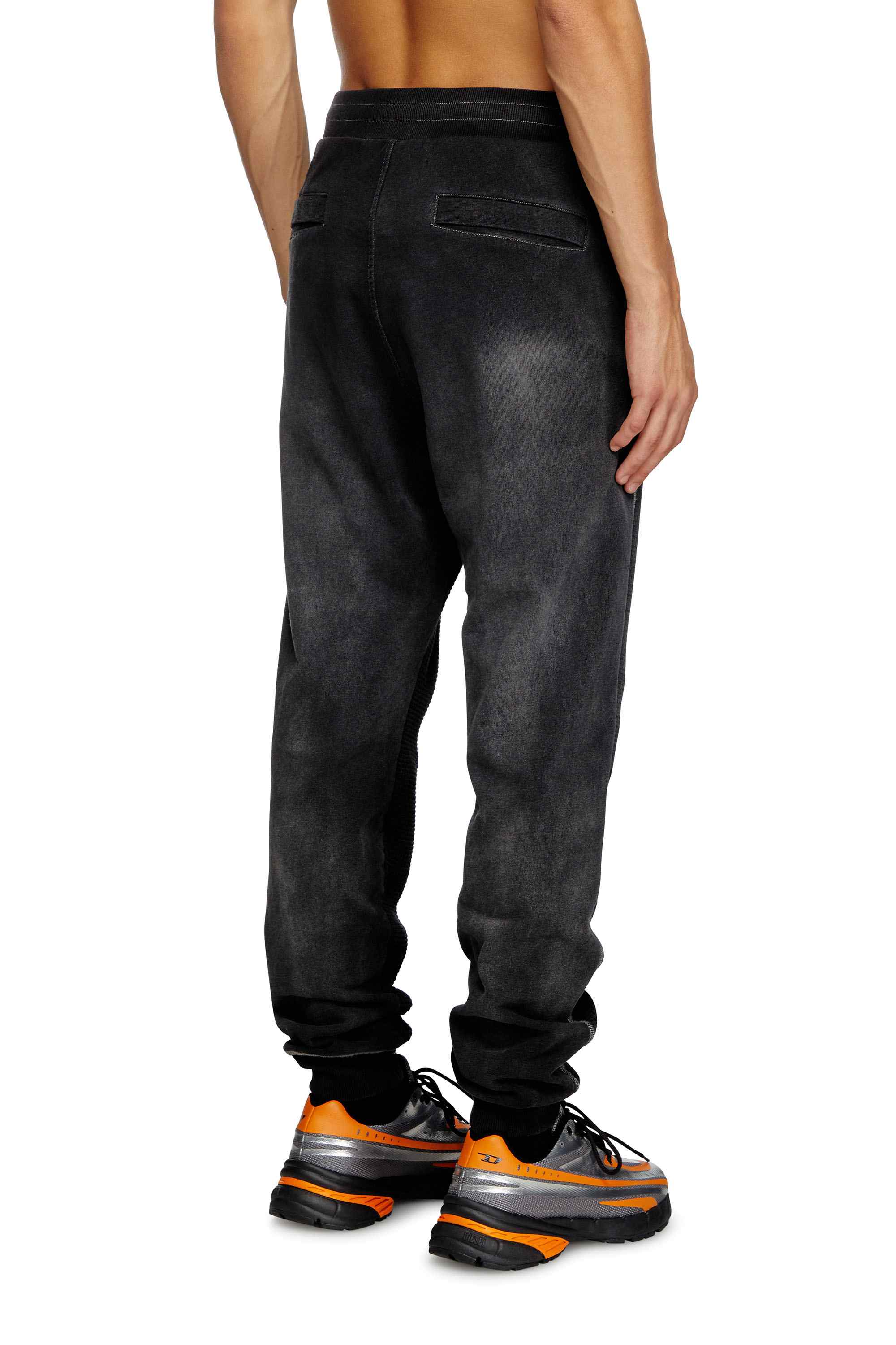 Black P-Wafy Trousers