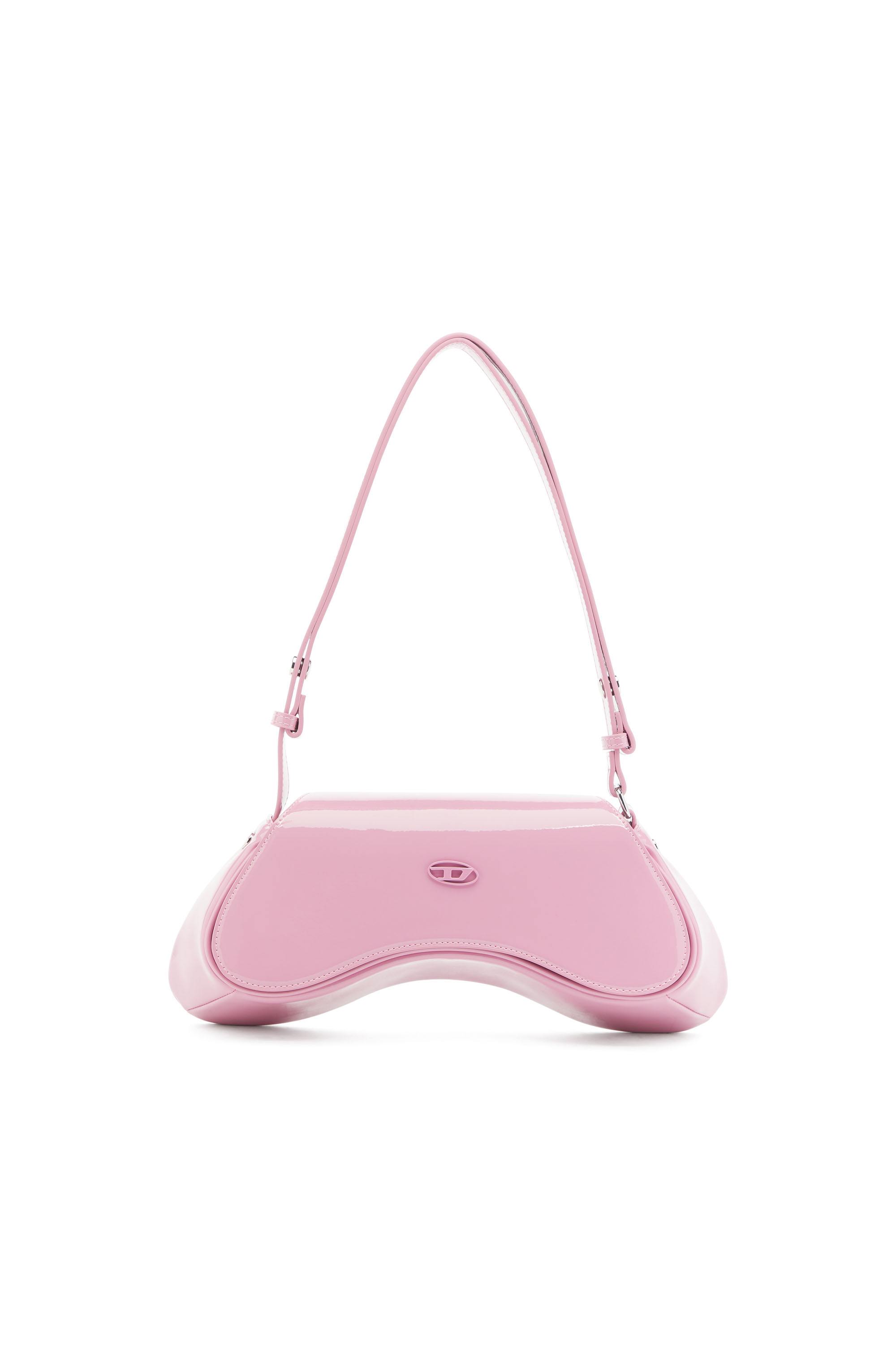 Pink Play-Glossy crossbody bag