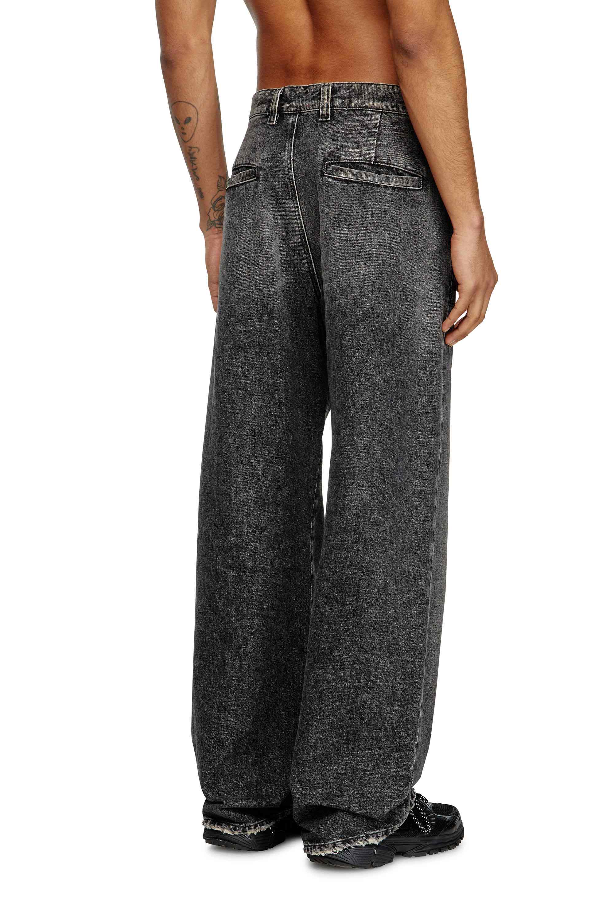 Black and Dark Grey D-Phant-Chino Regular Fit Jeans