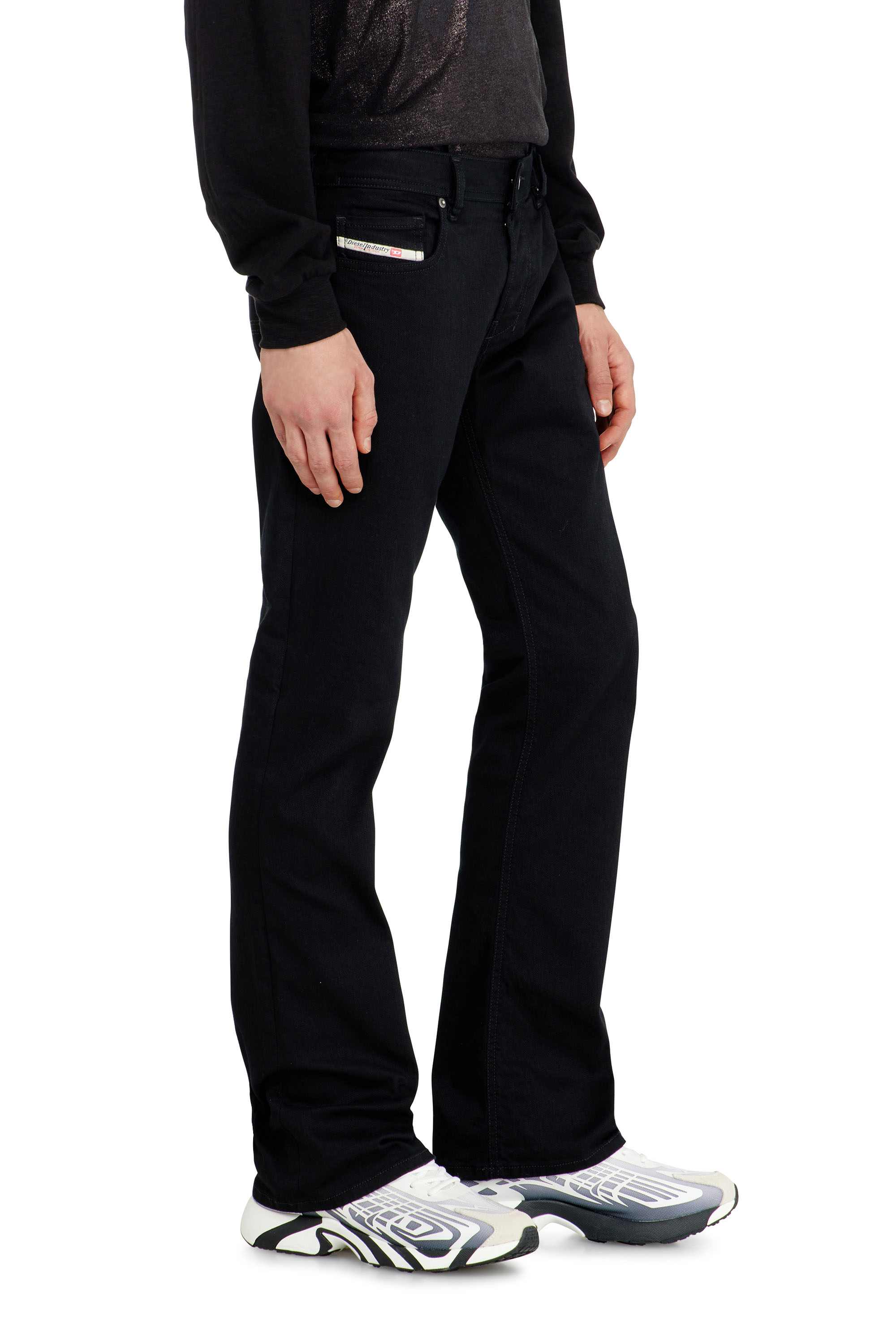 Black/Dark grey Bootcut Jeans Low Waist 2007 Zatiny