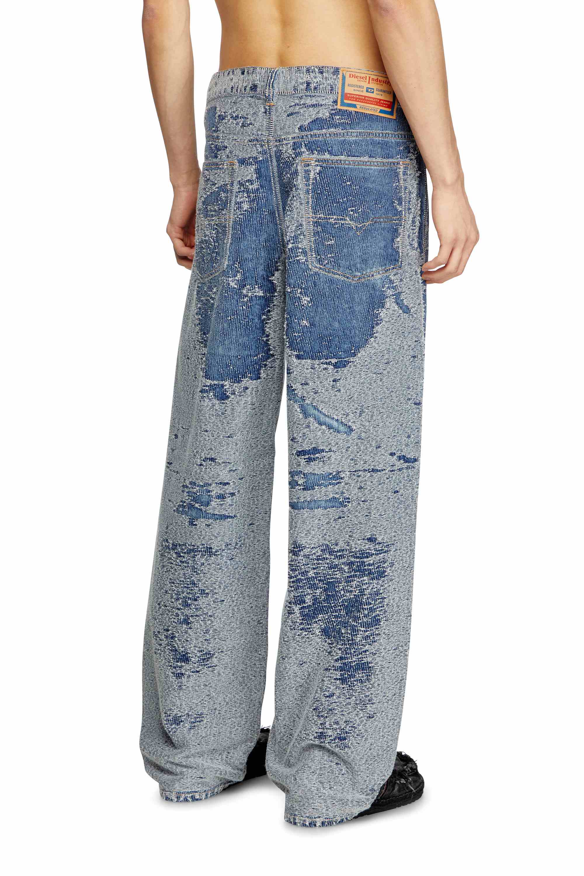Medium Blue 2001 D-Macro-S2 Relaxed Fit Jeans