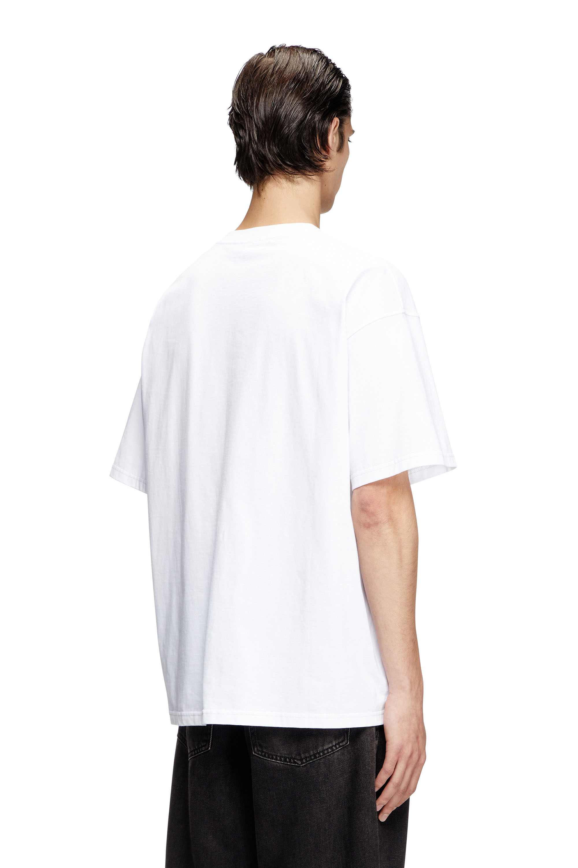 White T-shirt with Diesel Core print