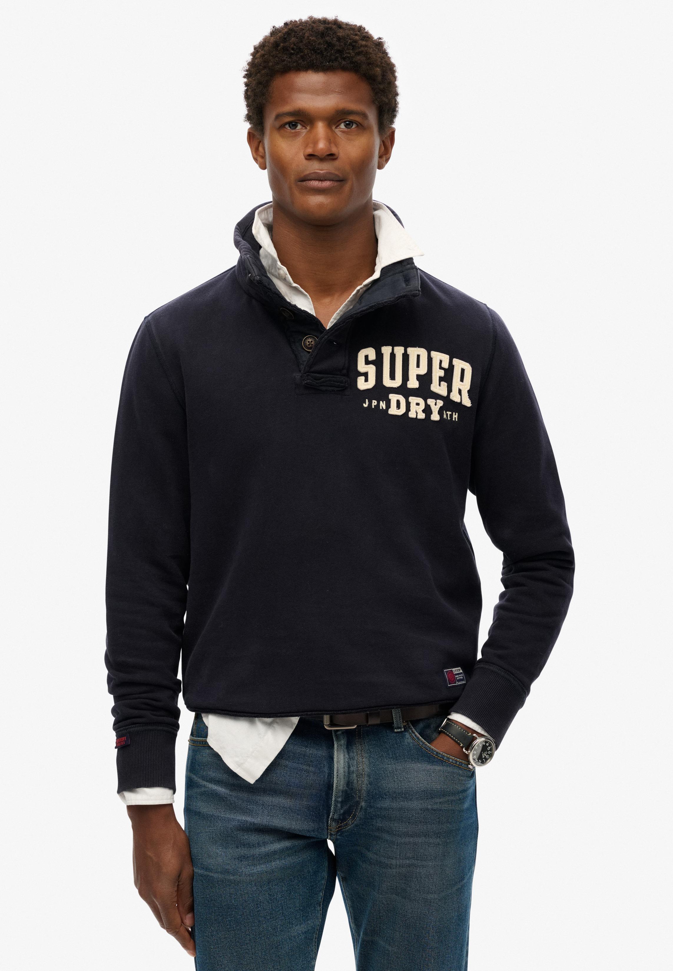 VINTAGE ATHLETIC HALF BUTTON