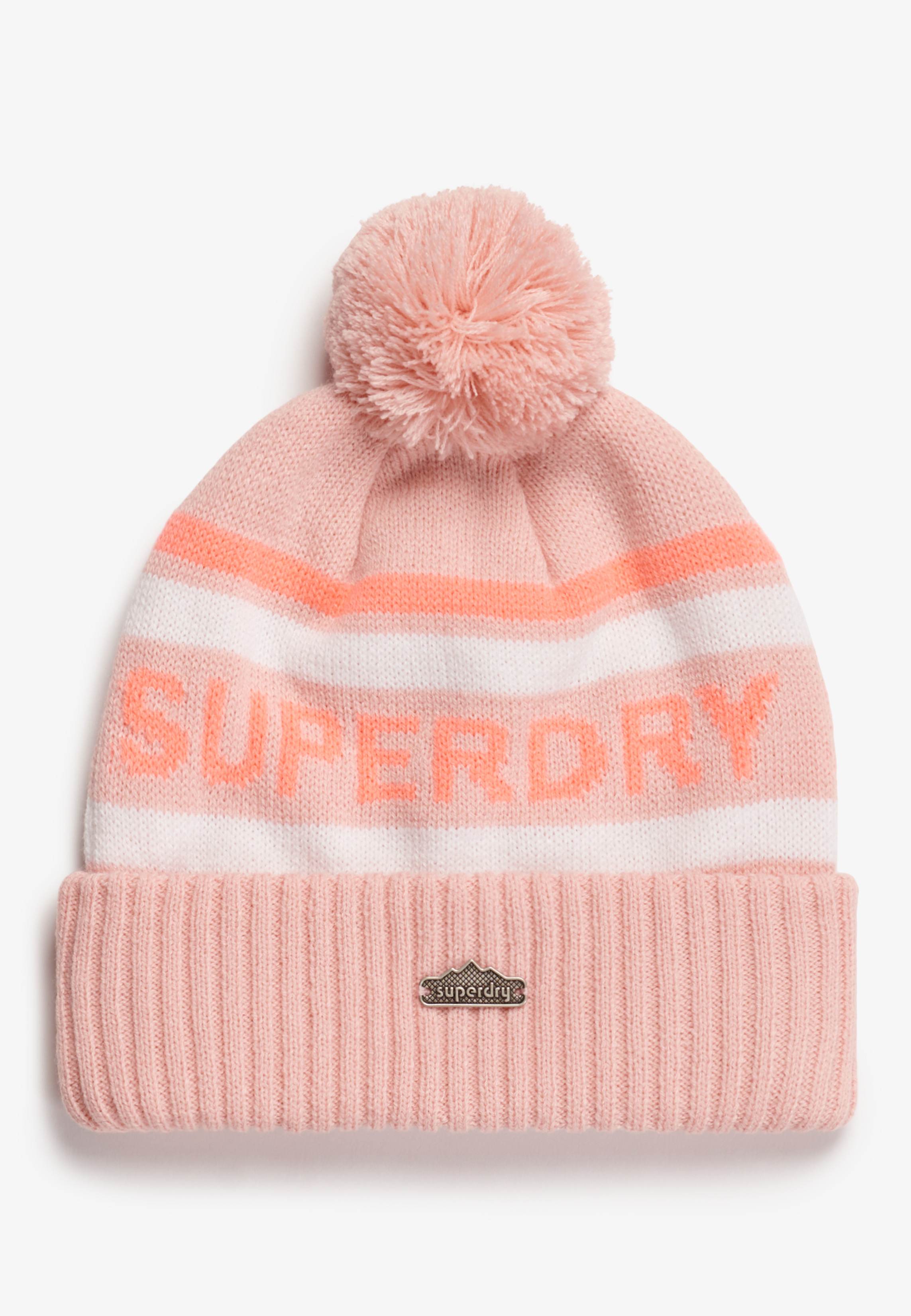 SUPERDRY LOGO KNIT BEANIE HAT