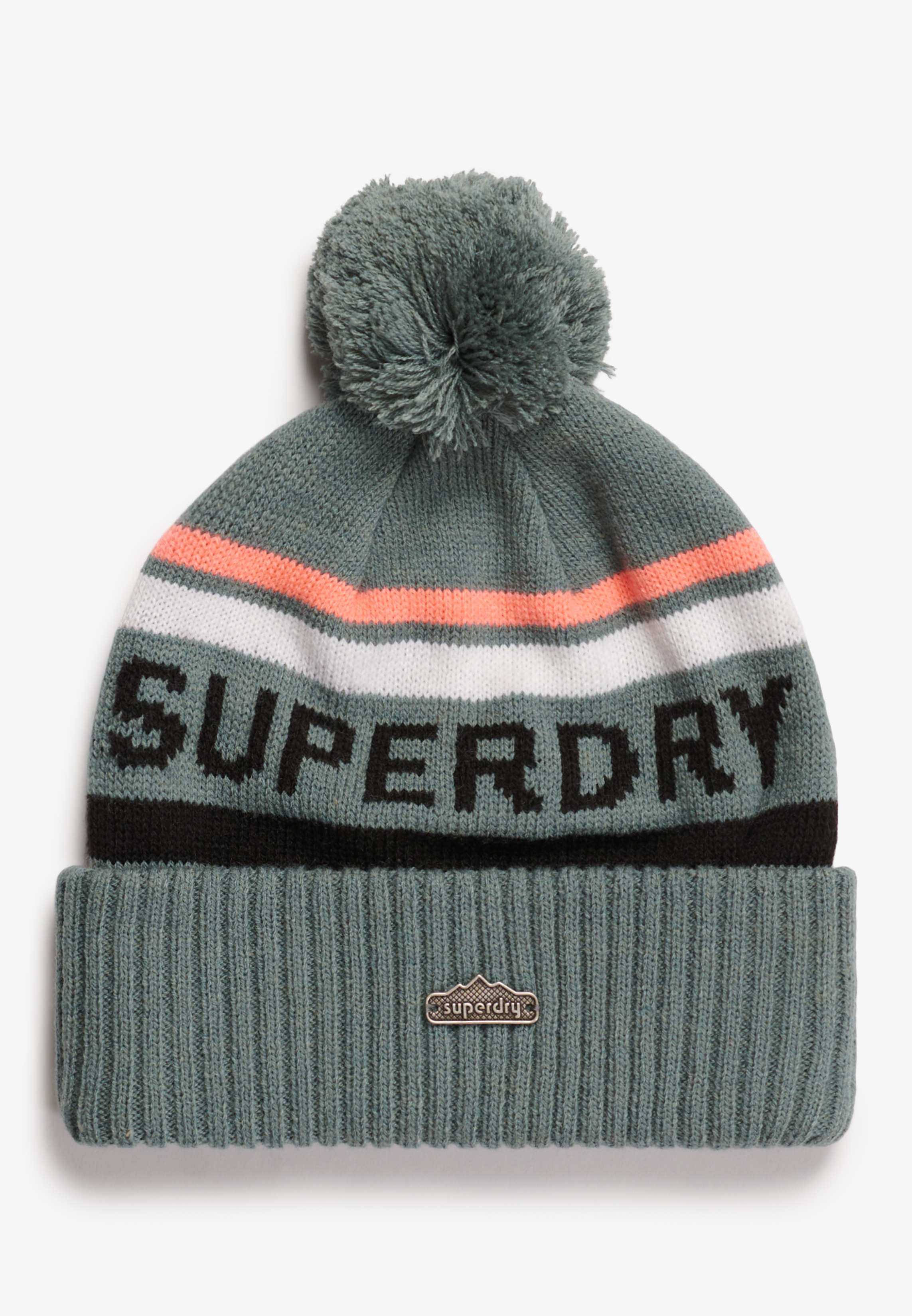 SUPERDRY LOGO KNIT BEANIE HAT
