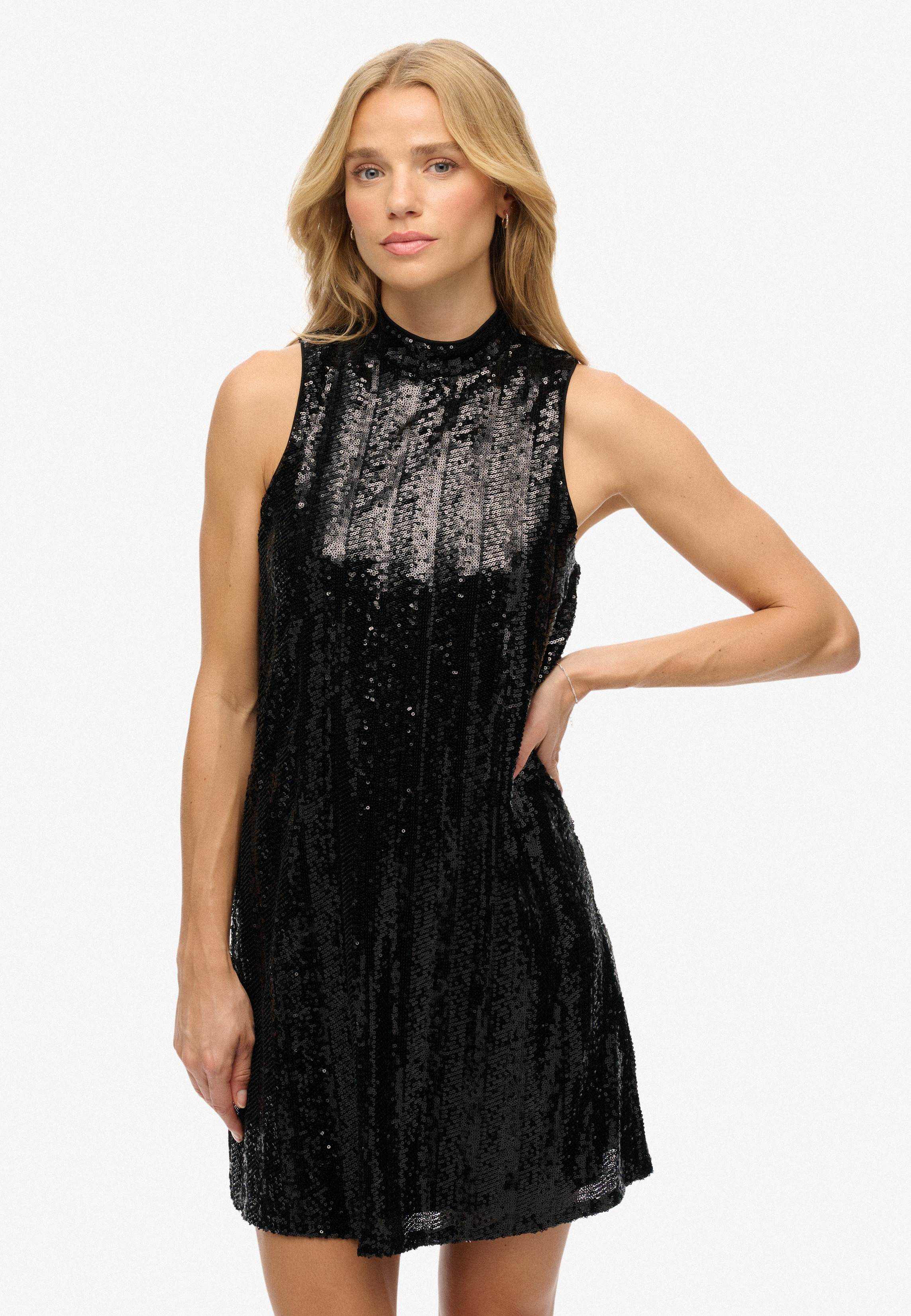 SL SEQUIN A LINE MINI DRESS