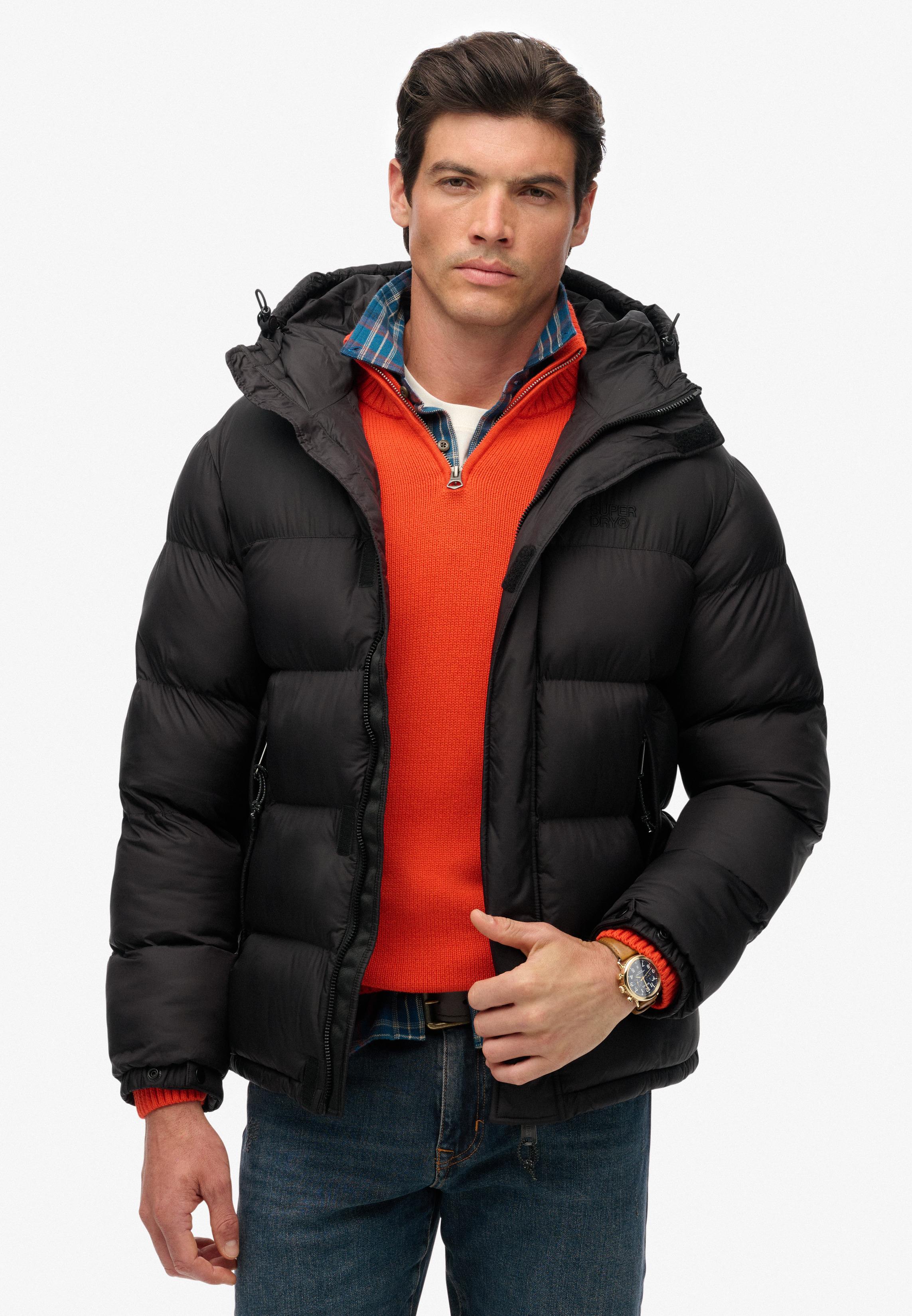 HOODED TECH PADDED JKT