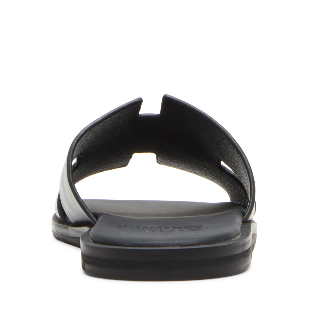 Leon-R Black Leather Sandals & Flip Flops