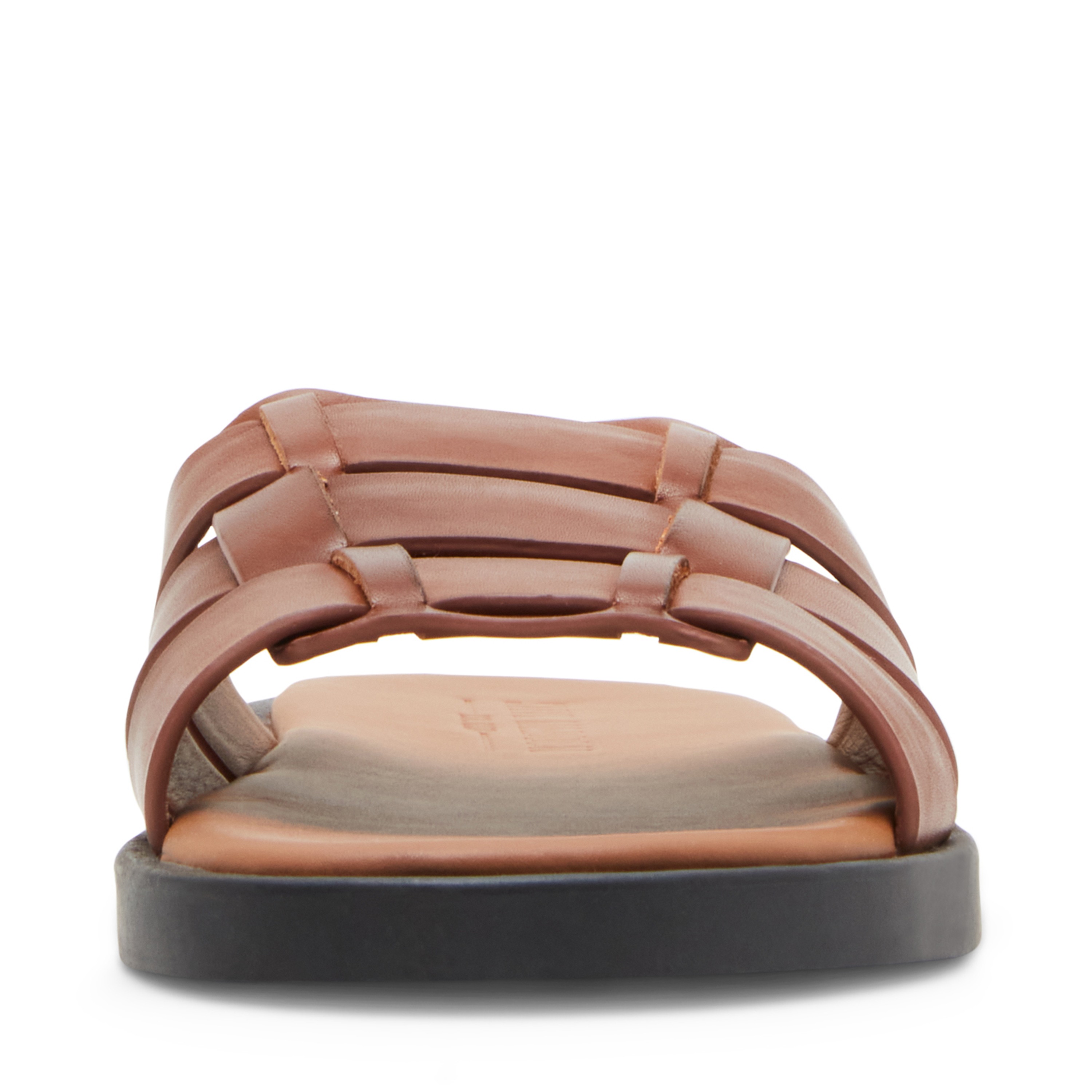 Grayson-R Cognac Leather Sandals & Flip Flops