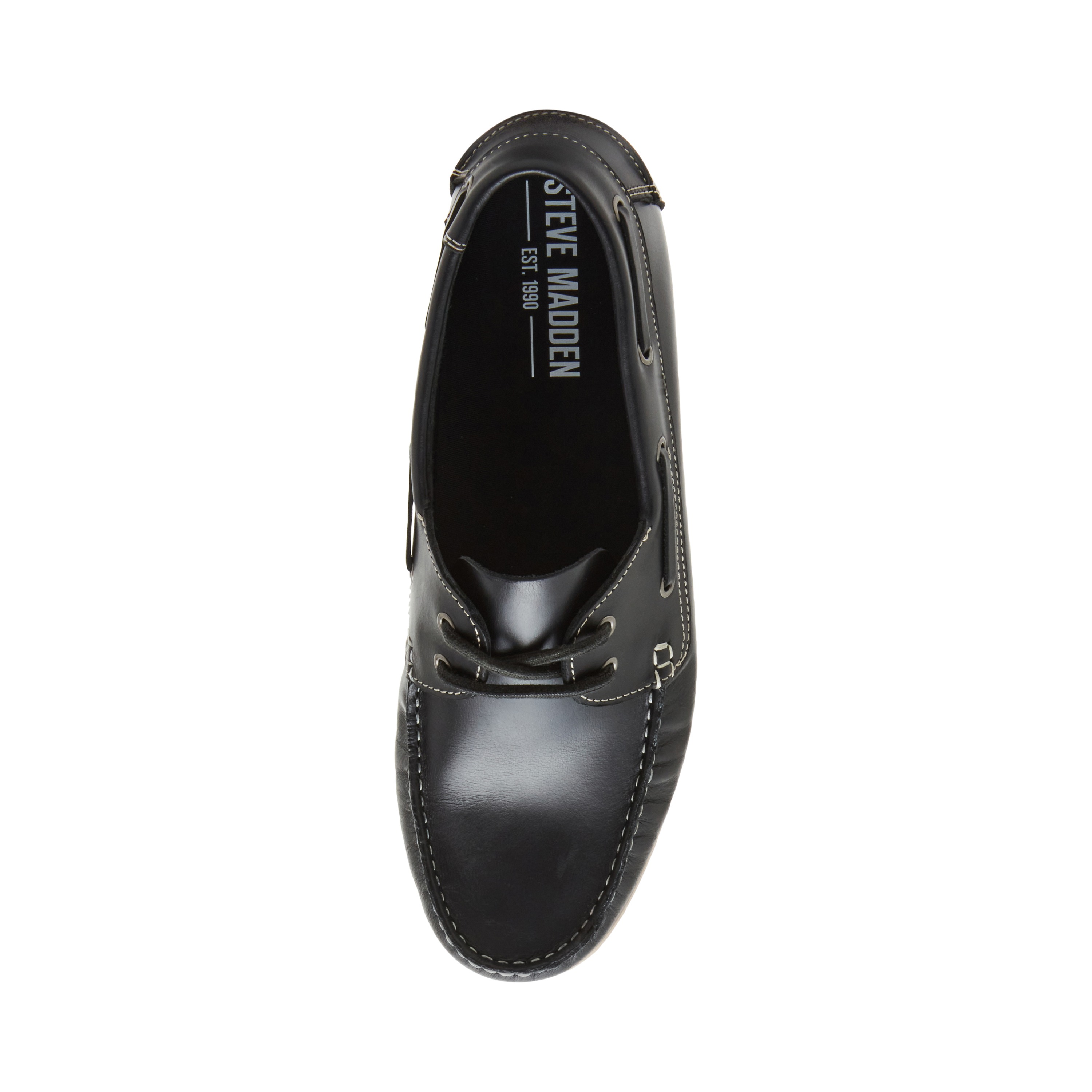 Seador-R Black Leather Driver Loafers