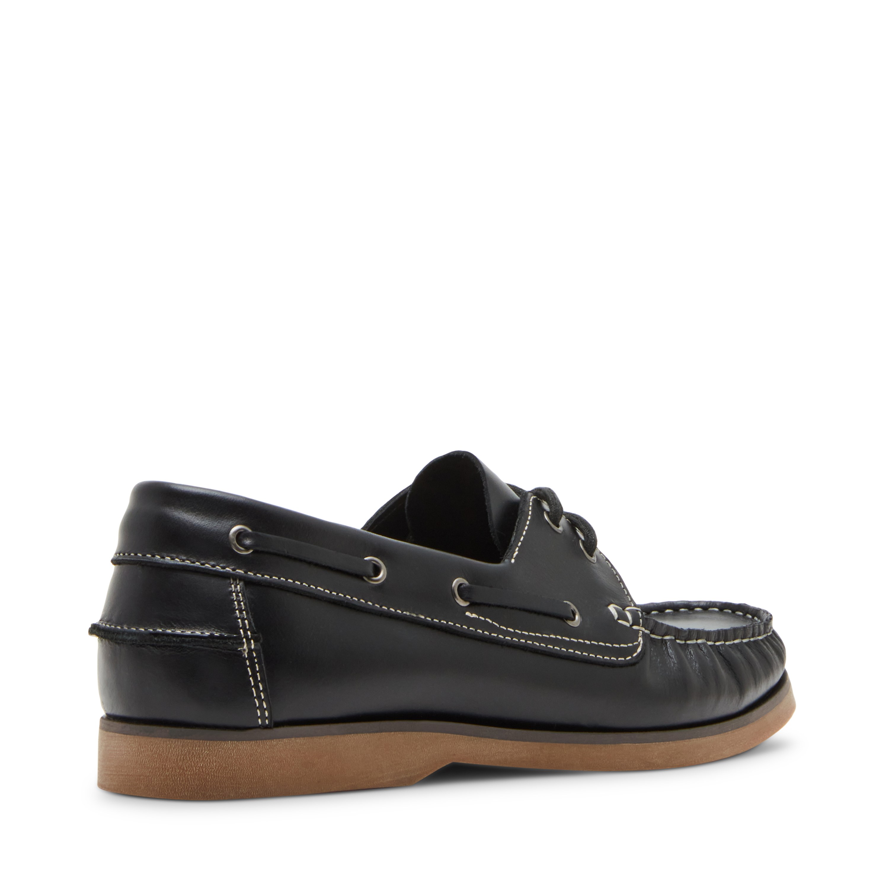 Seador-R Black Leather Driver Loafers
