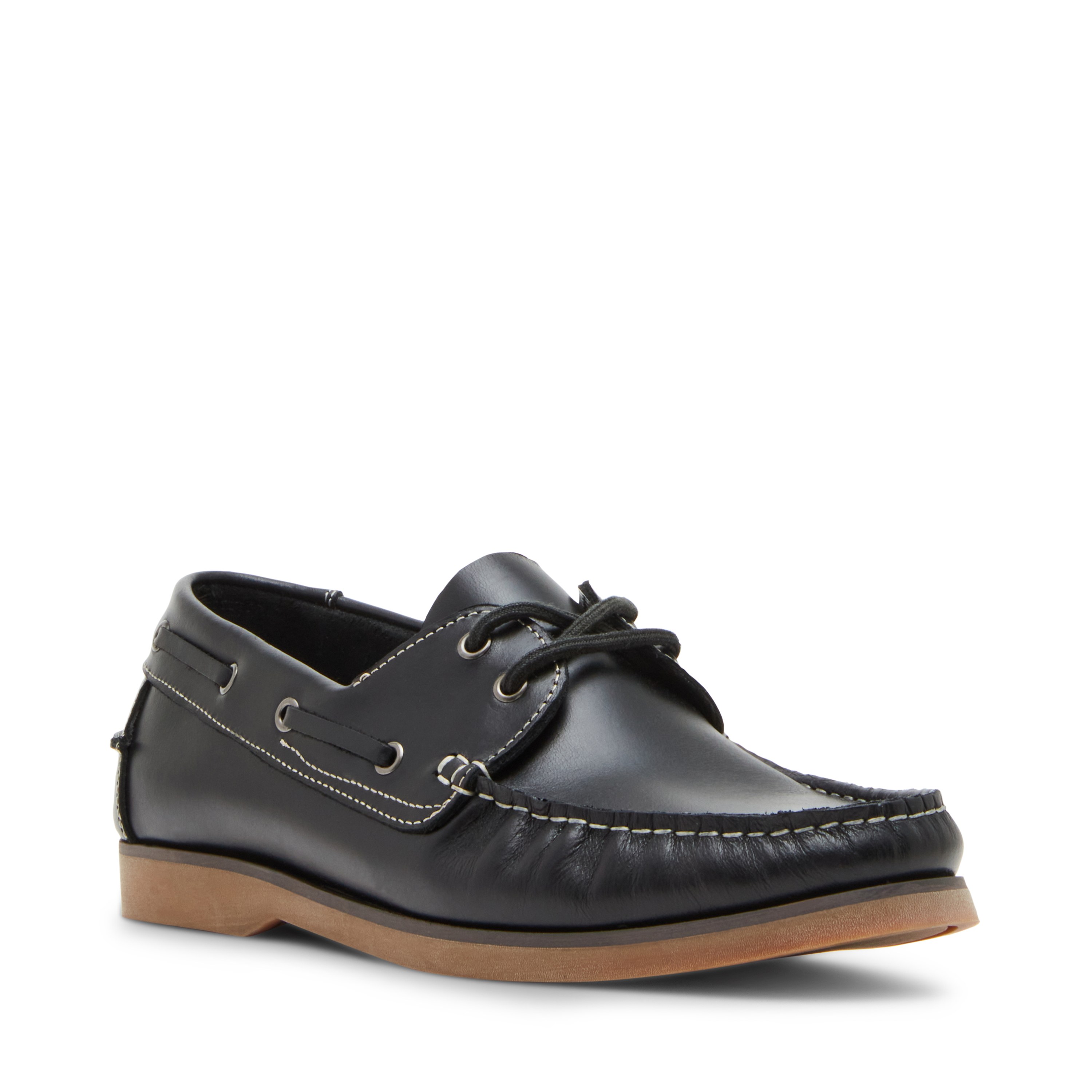 Seador-R Black Leather Driver Loafers
