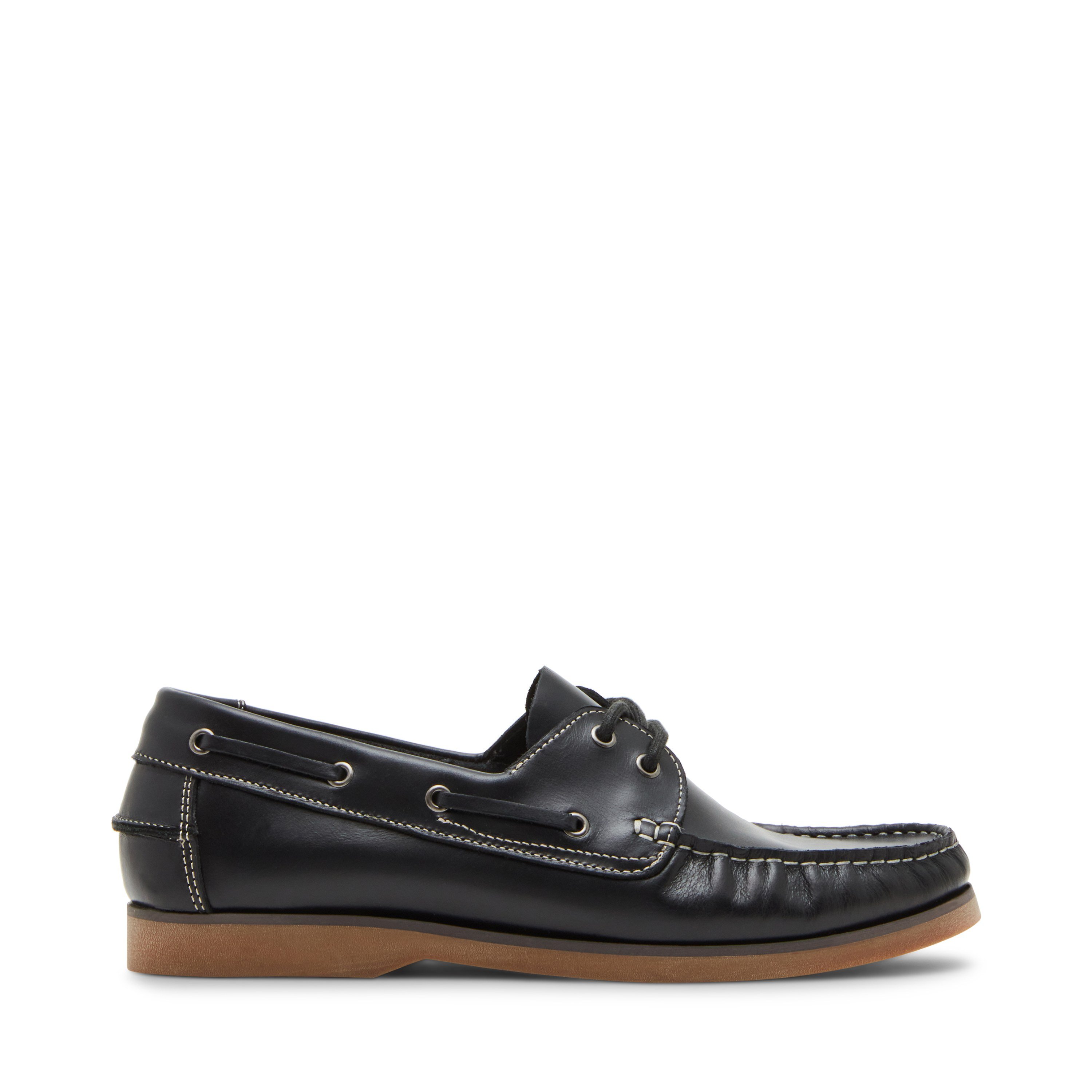 Seador-R Black Leather Driver Loafers