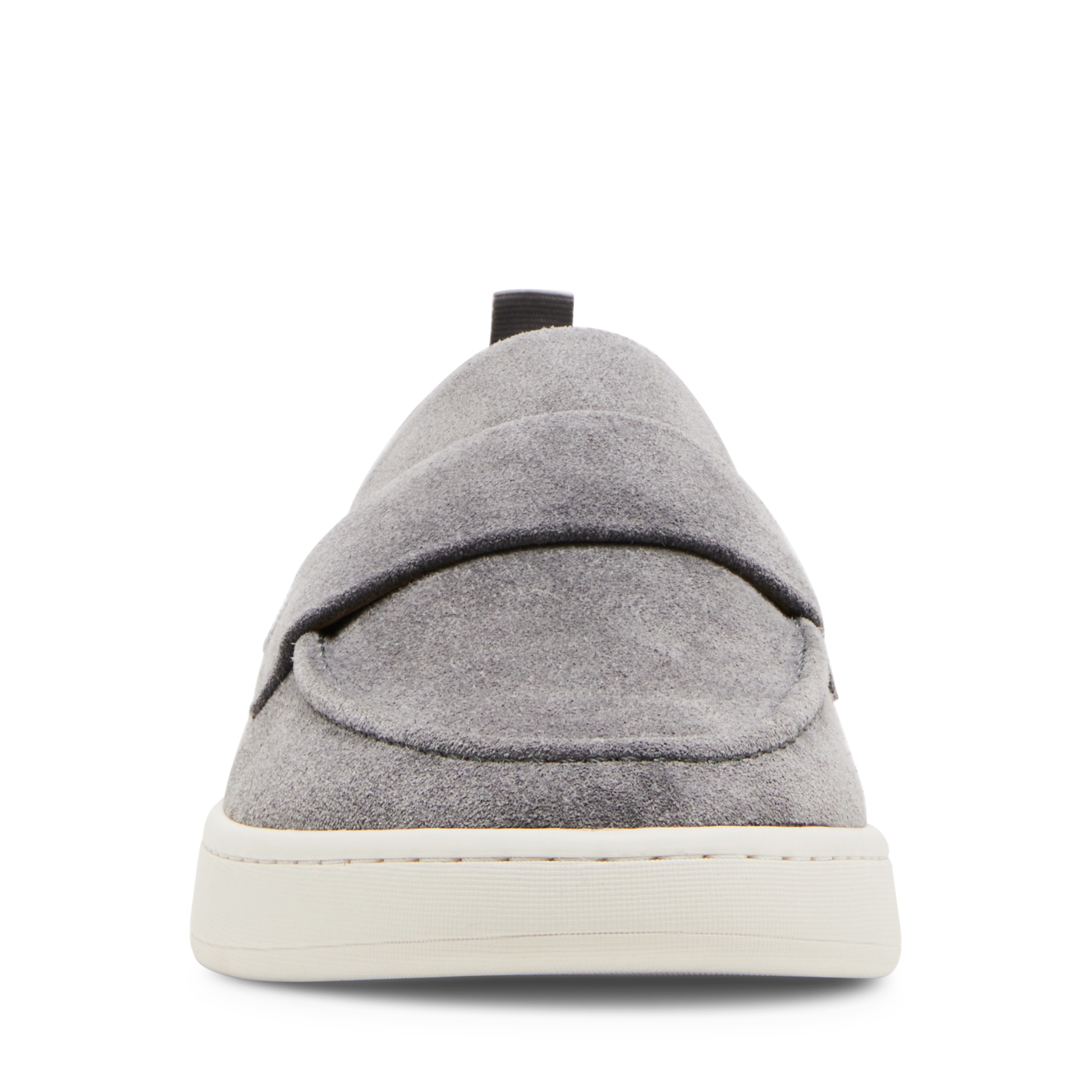 Hannson-R Grey Suede Driver Loafers