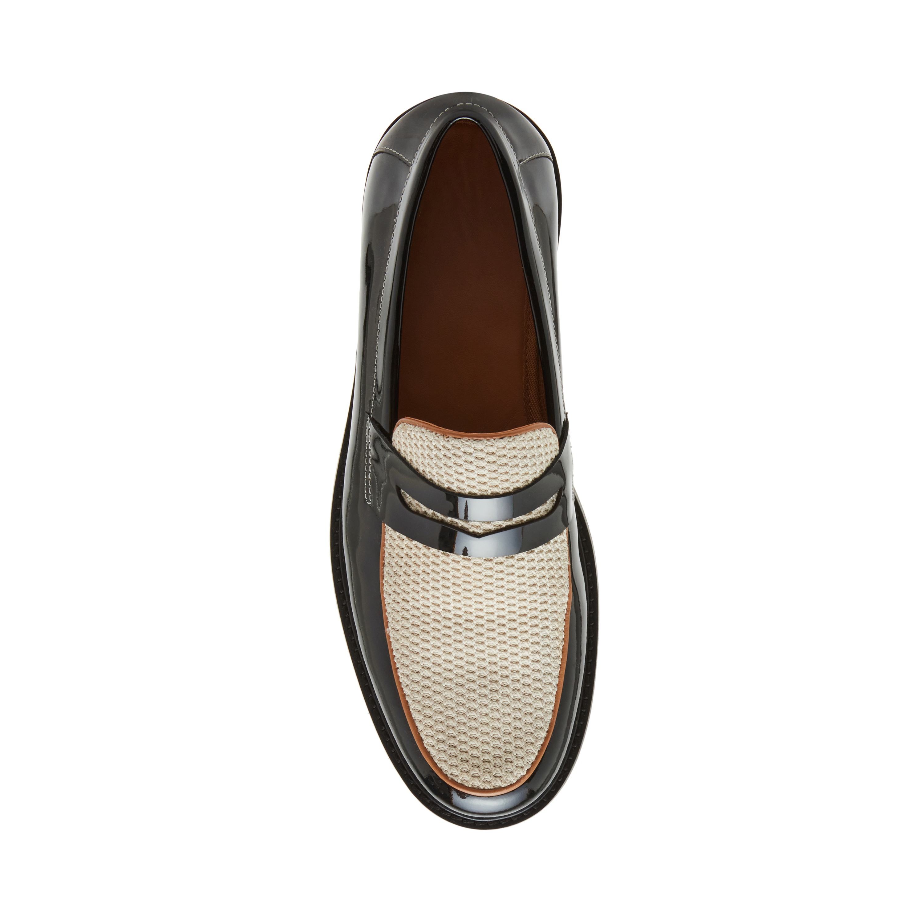 Shapelock-R Black Patent Tie-Ups & Dress Loafers