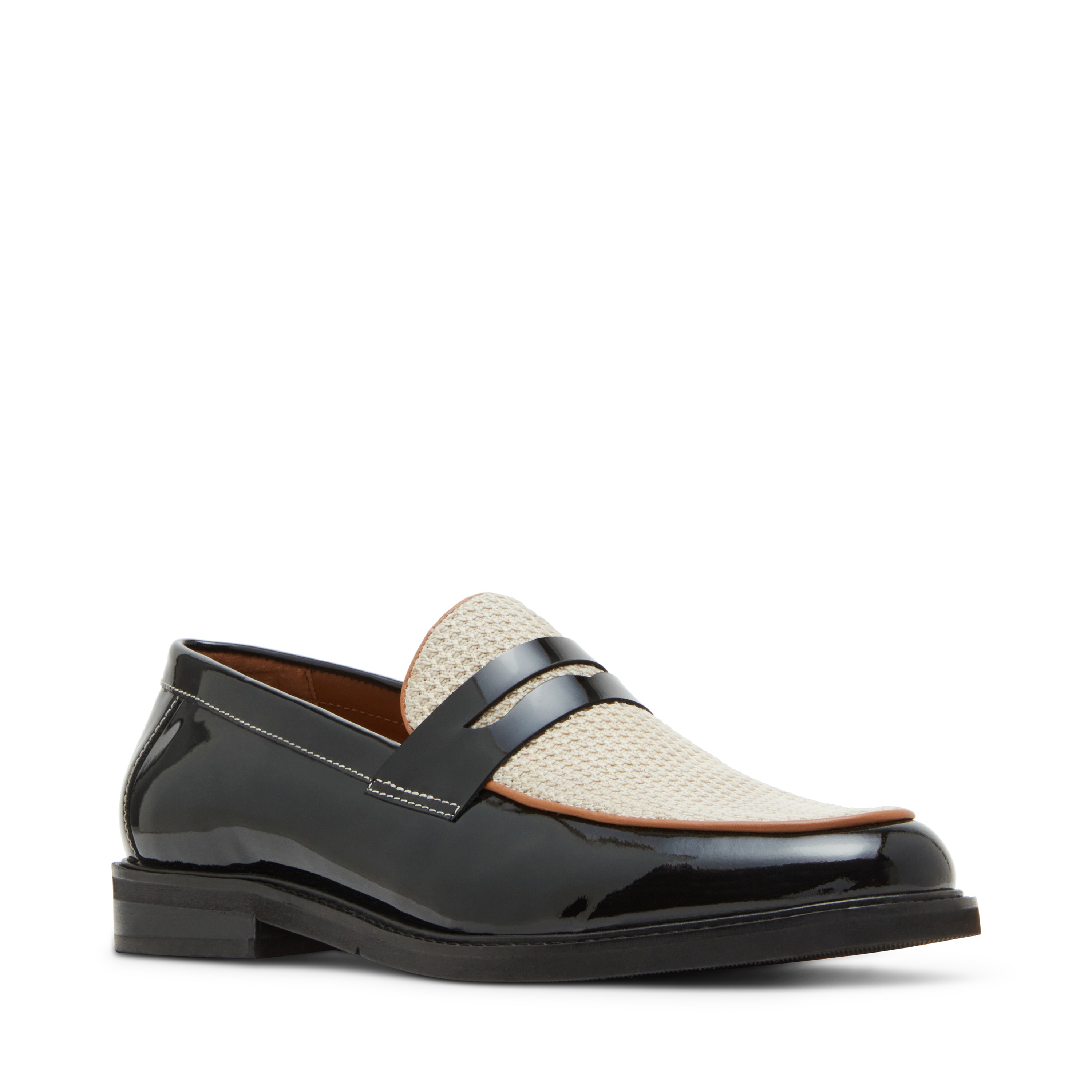 Shapelock-R Black Patent Tie-Ups & Dress Loafers