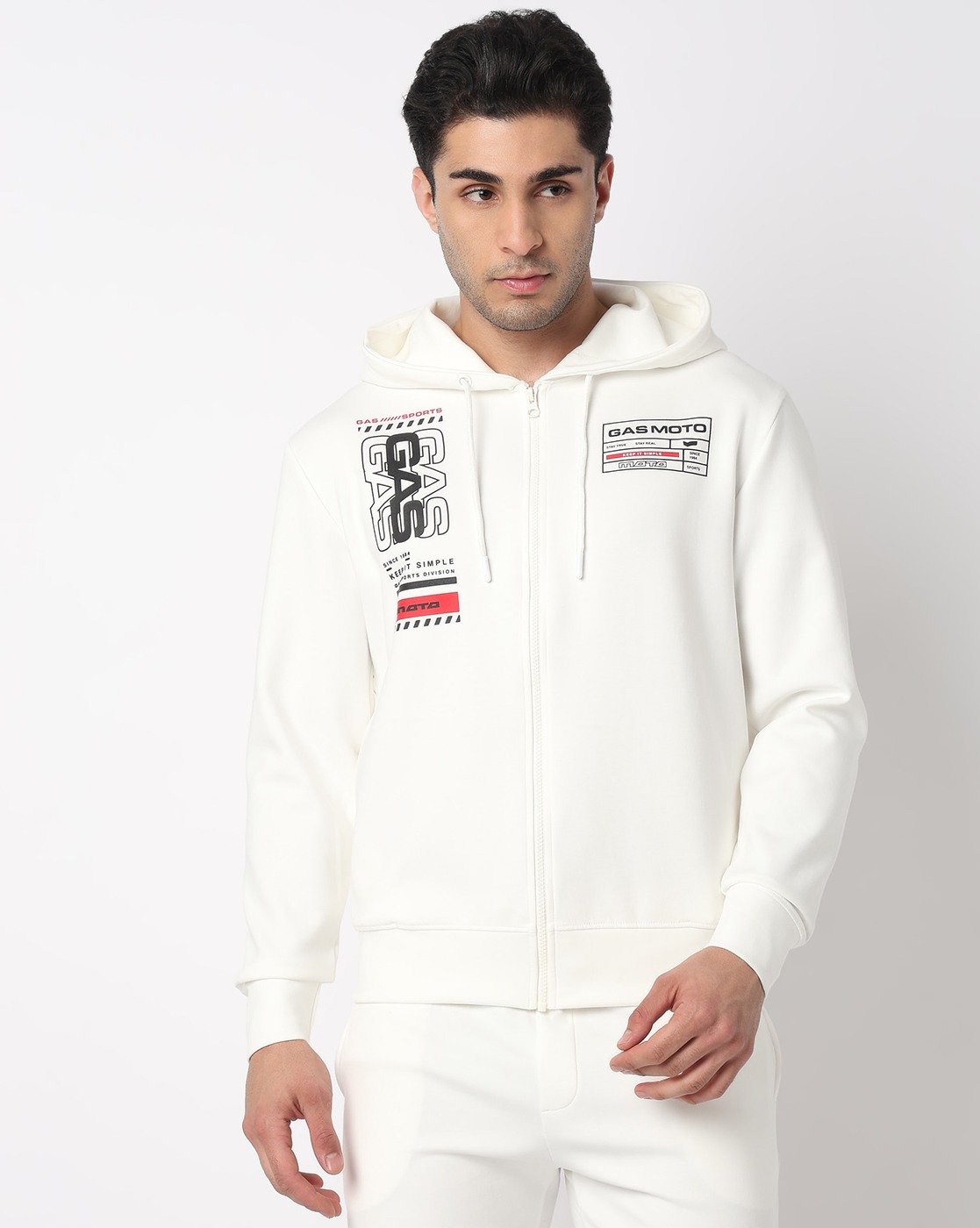 GAS | 3D Graphic Moto Hoodie