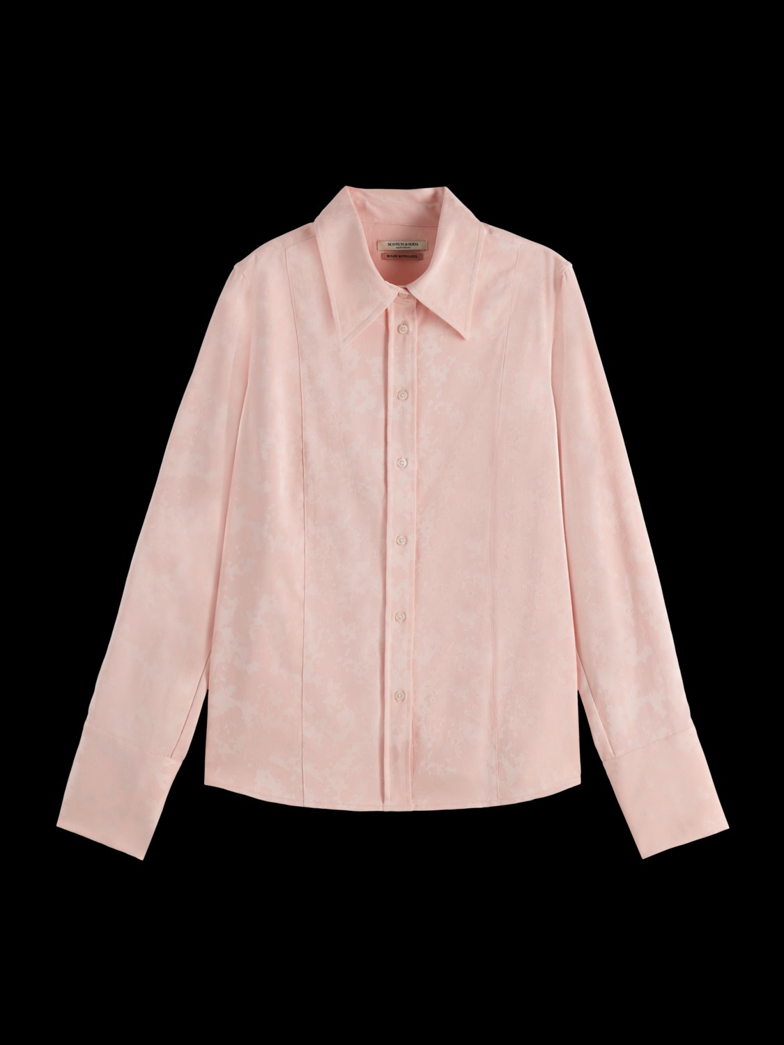 SATIN JACQUARD SHIRT