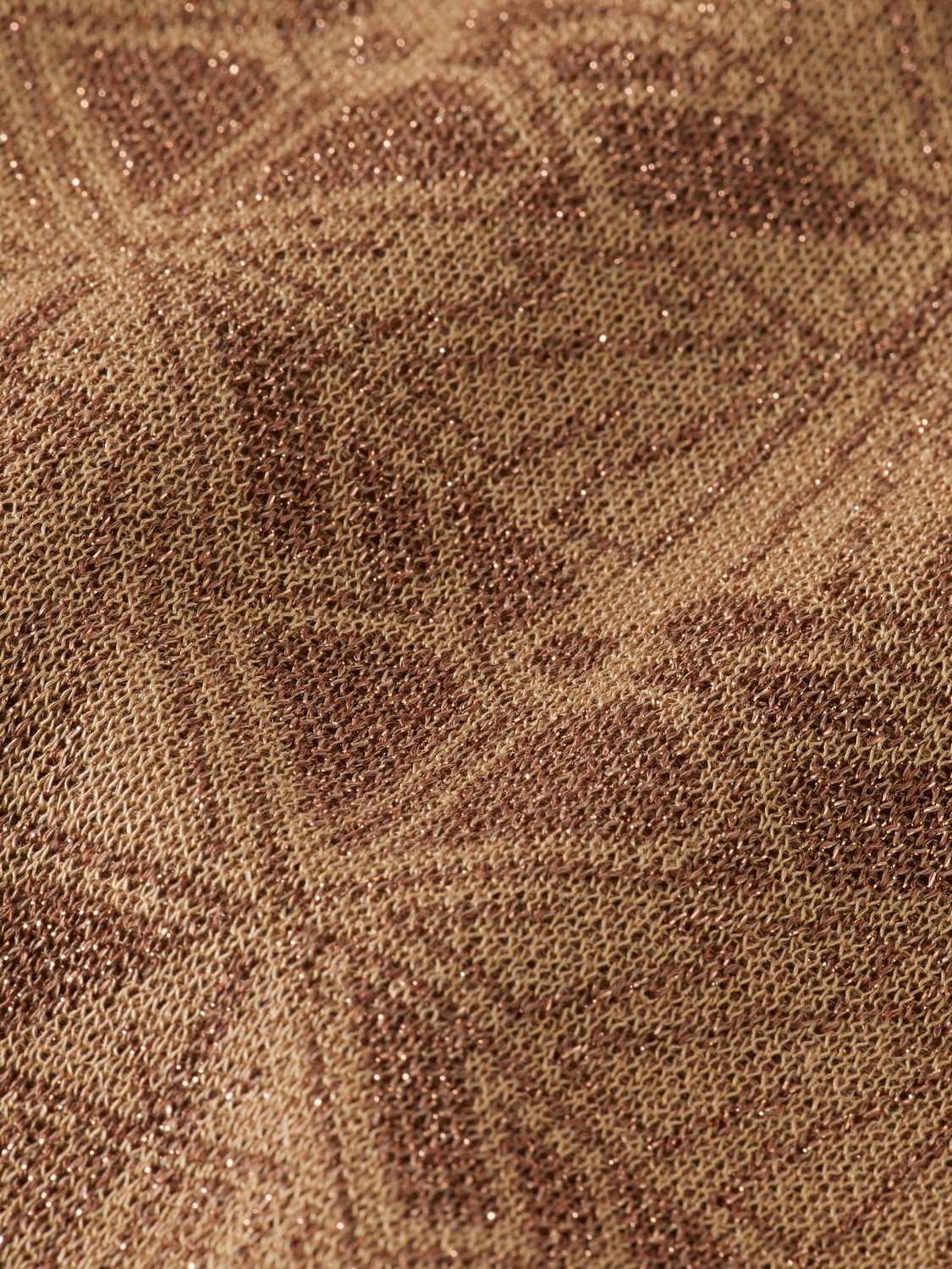 MONOGRAM JACQUARD CROPPED PULLOVER