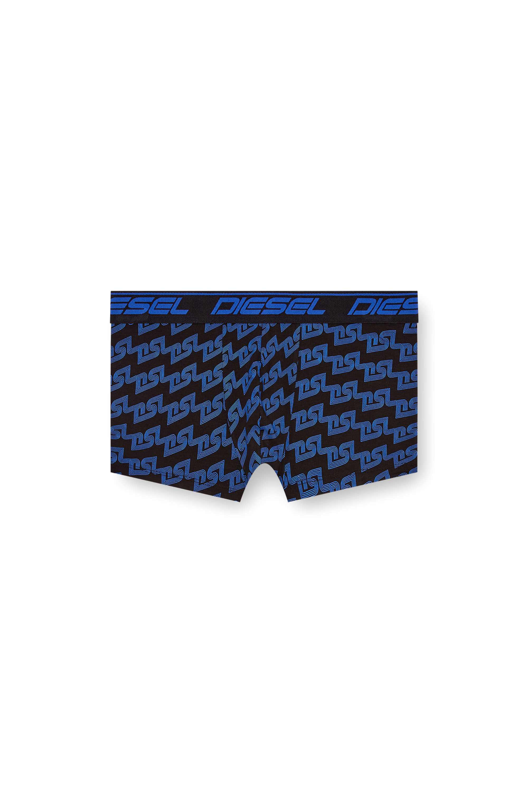 Blue Boxer briefs with splatter print