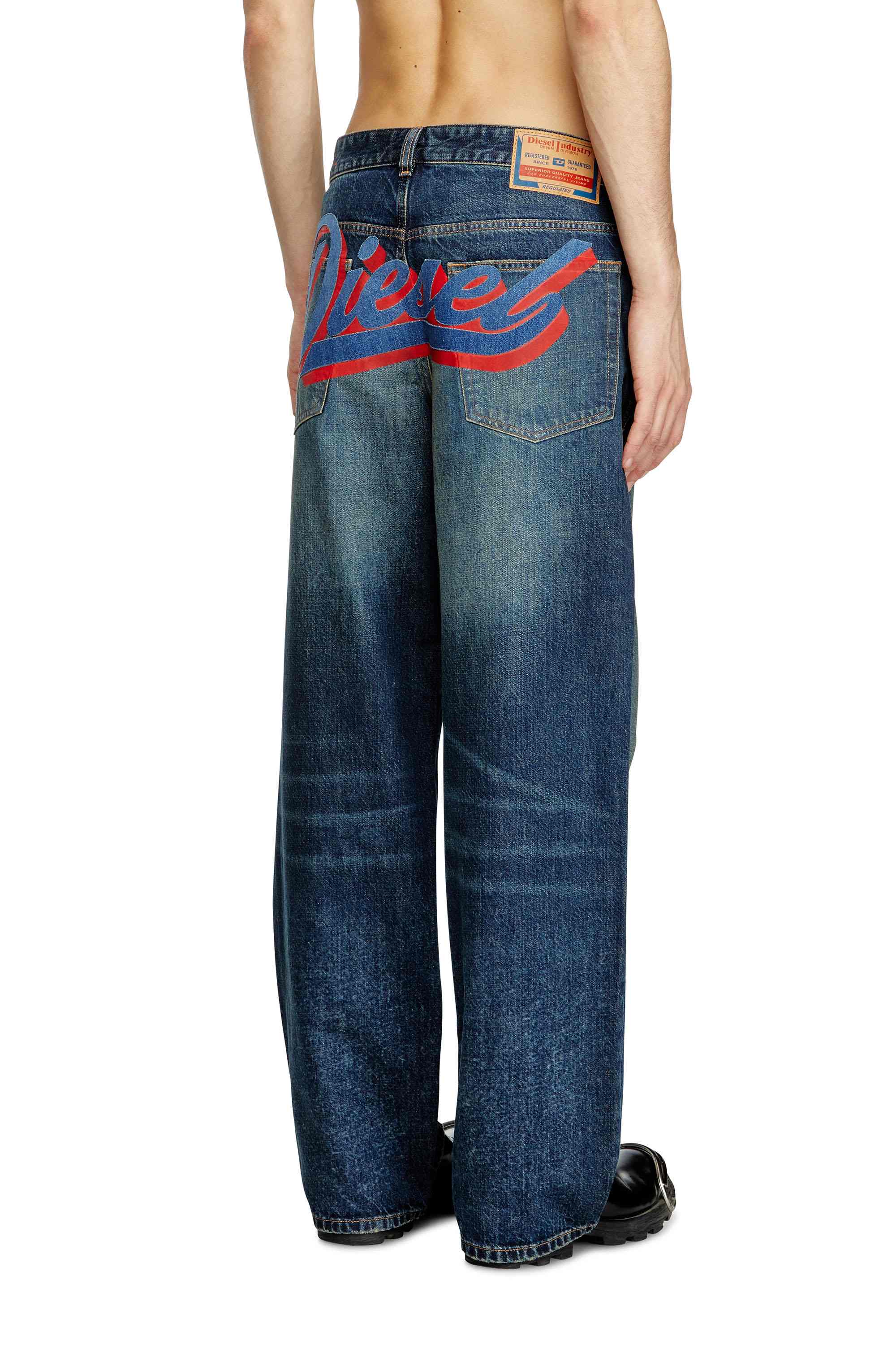 Medium Blue 2001 D-Macro-S4 Relaxed Fit Jeans