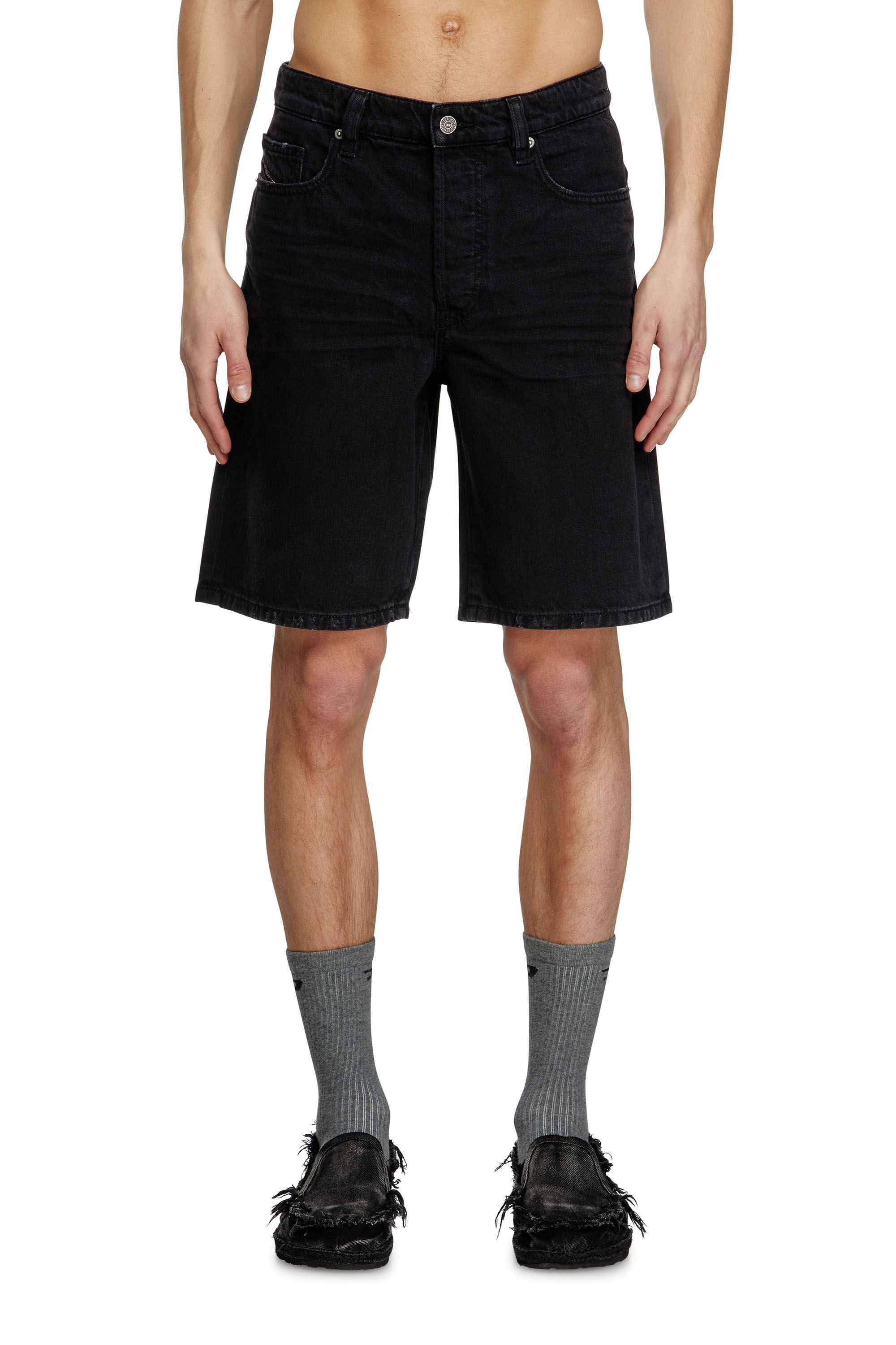 Black Denim shorts