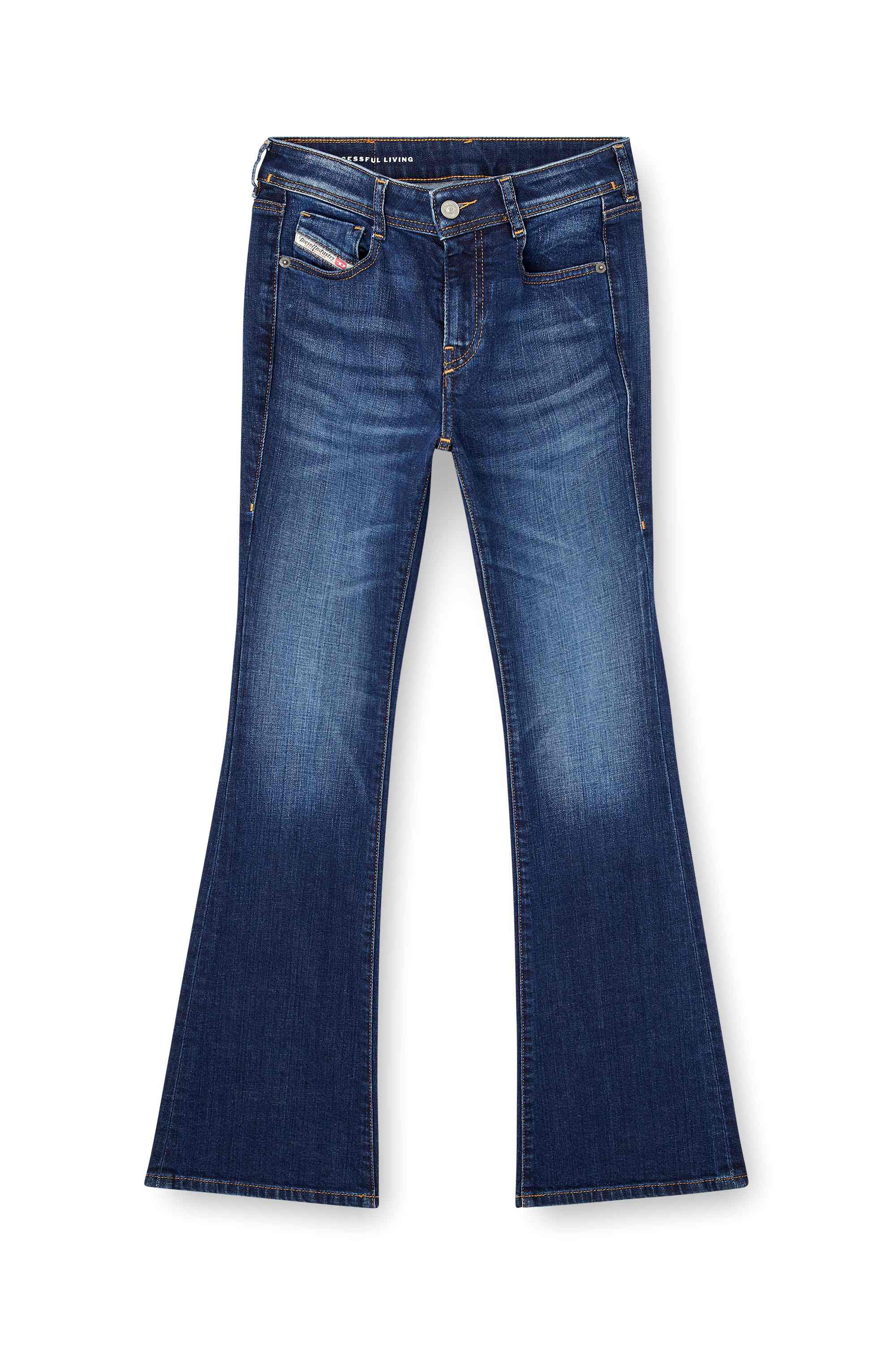 Medium Blue 1969 D-Ebbey Bootcut Fit Jeans