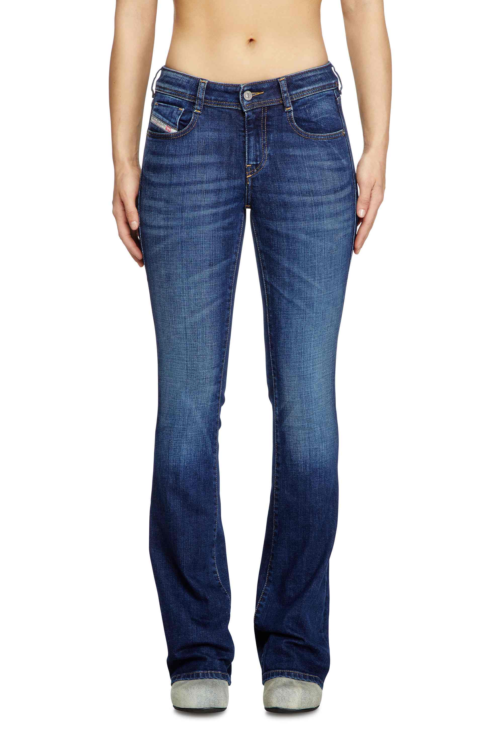 Medium Blue 1969 D-Ebbey Bootcut Fit Jeans
