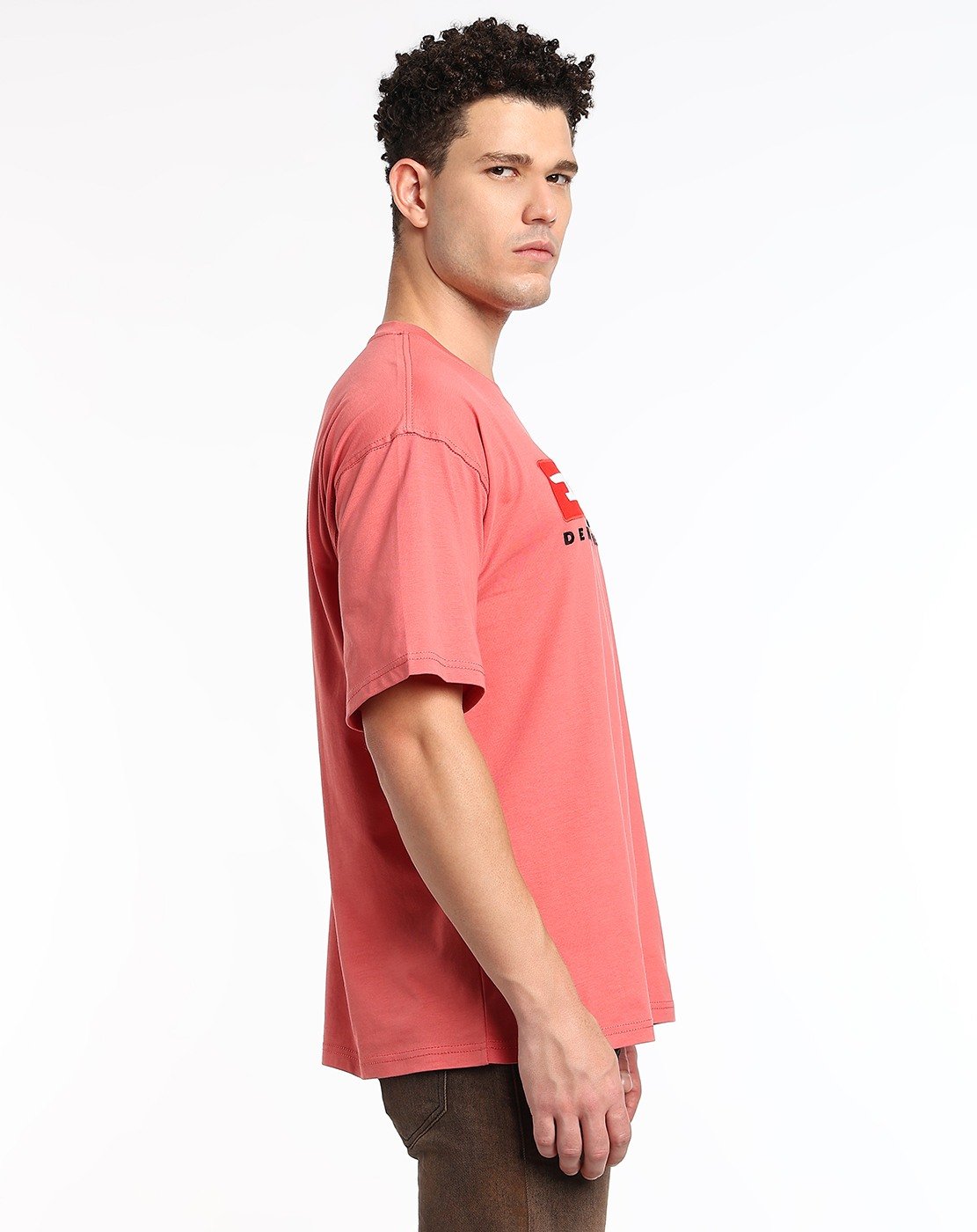 White T-shirt with Diesel patch logo