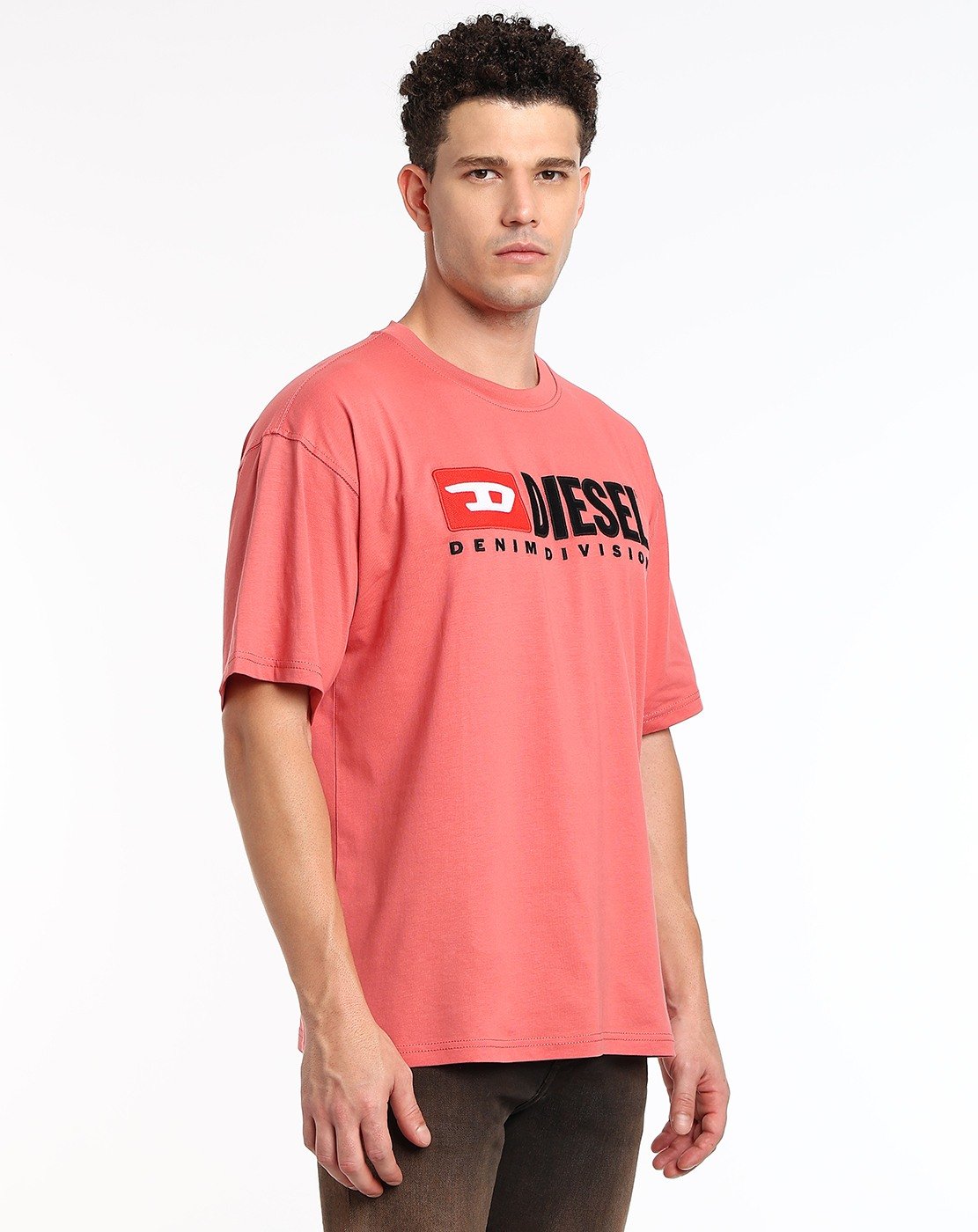 White T-shirt with Diesel patch logo