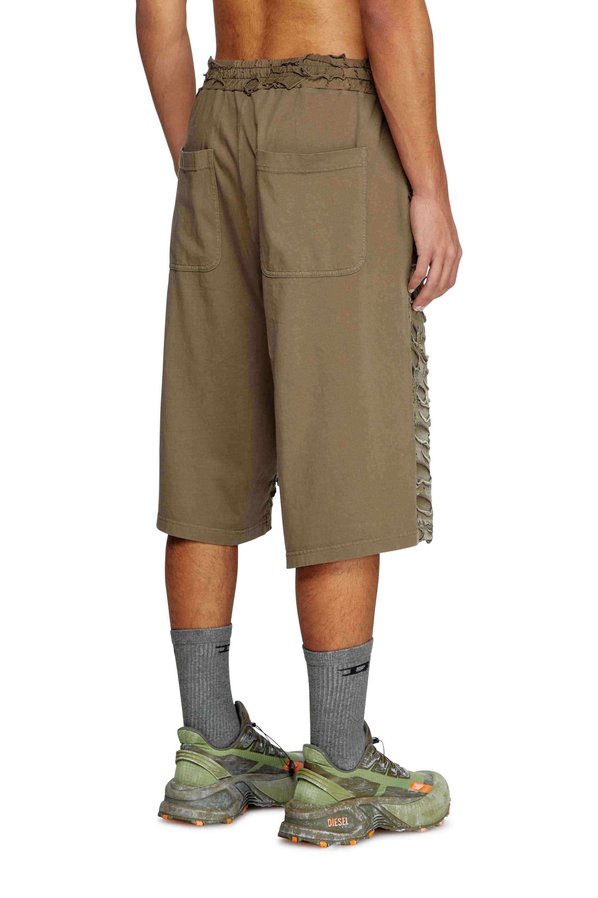 Olive Green P-Echio-R1 Shorts