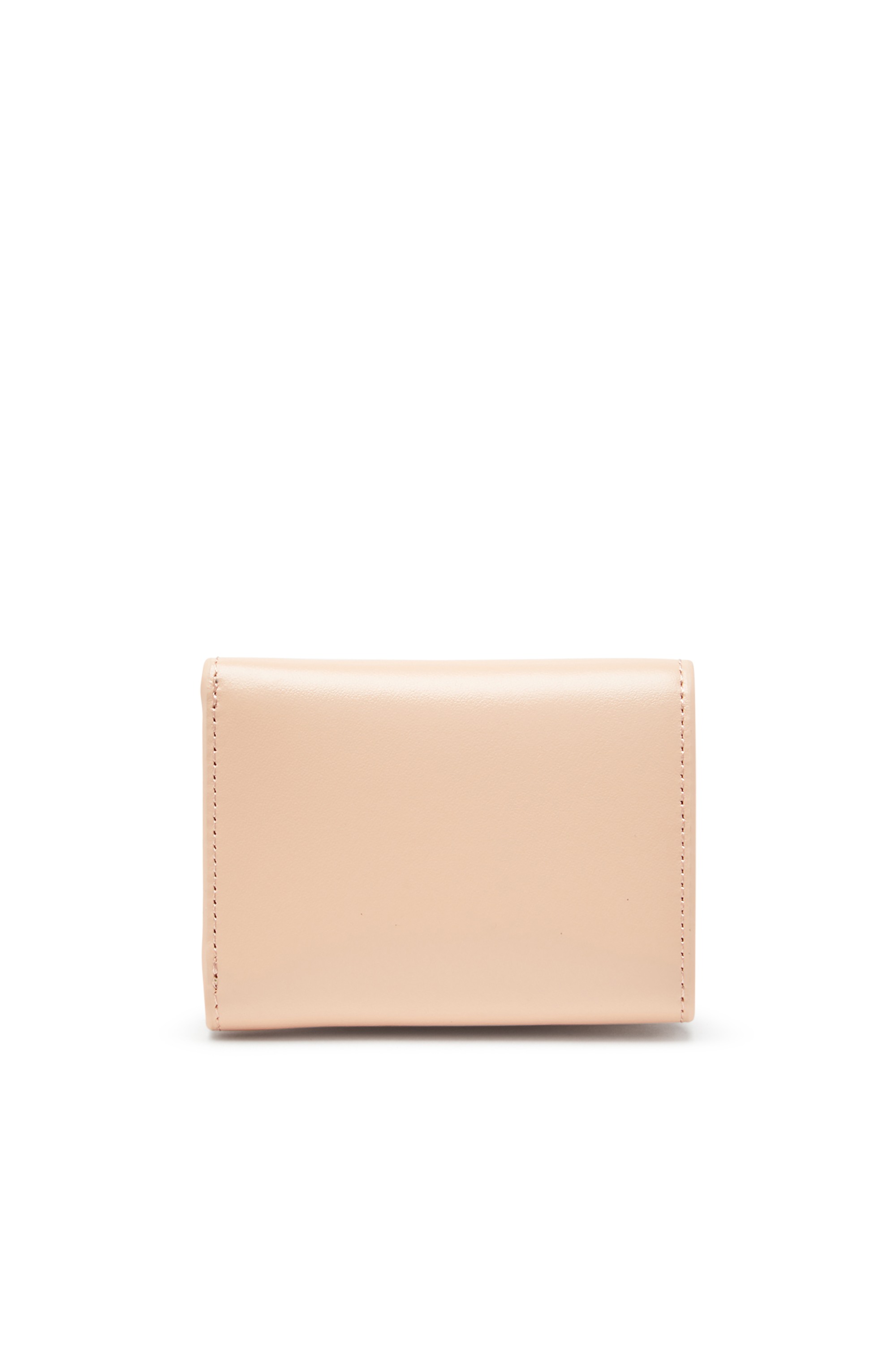 Nude Tri-fold wallet in leather