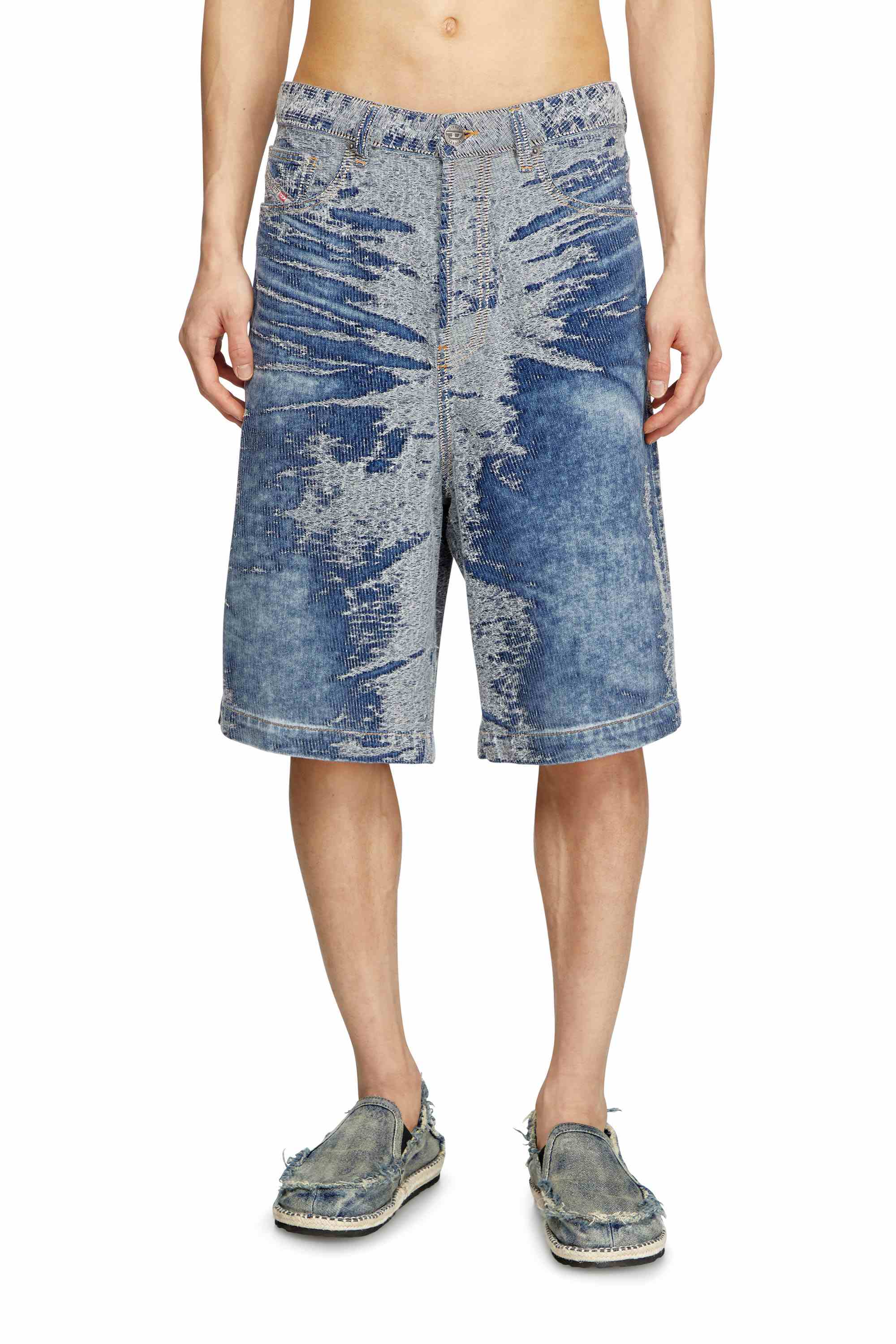 Medium Blue D-Lire-Short-S Shorts