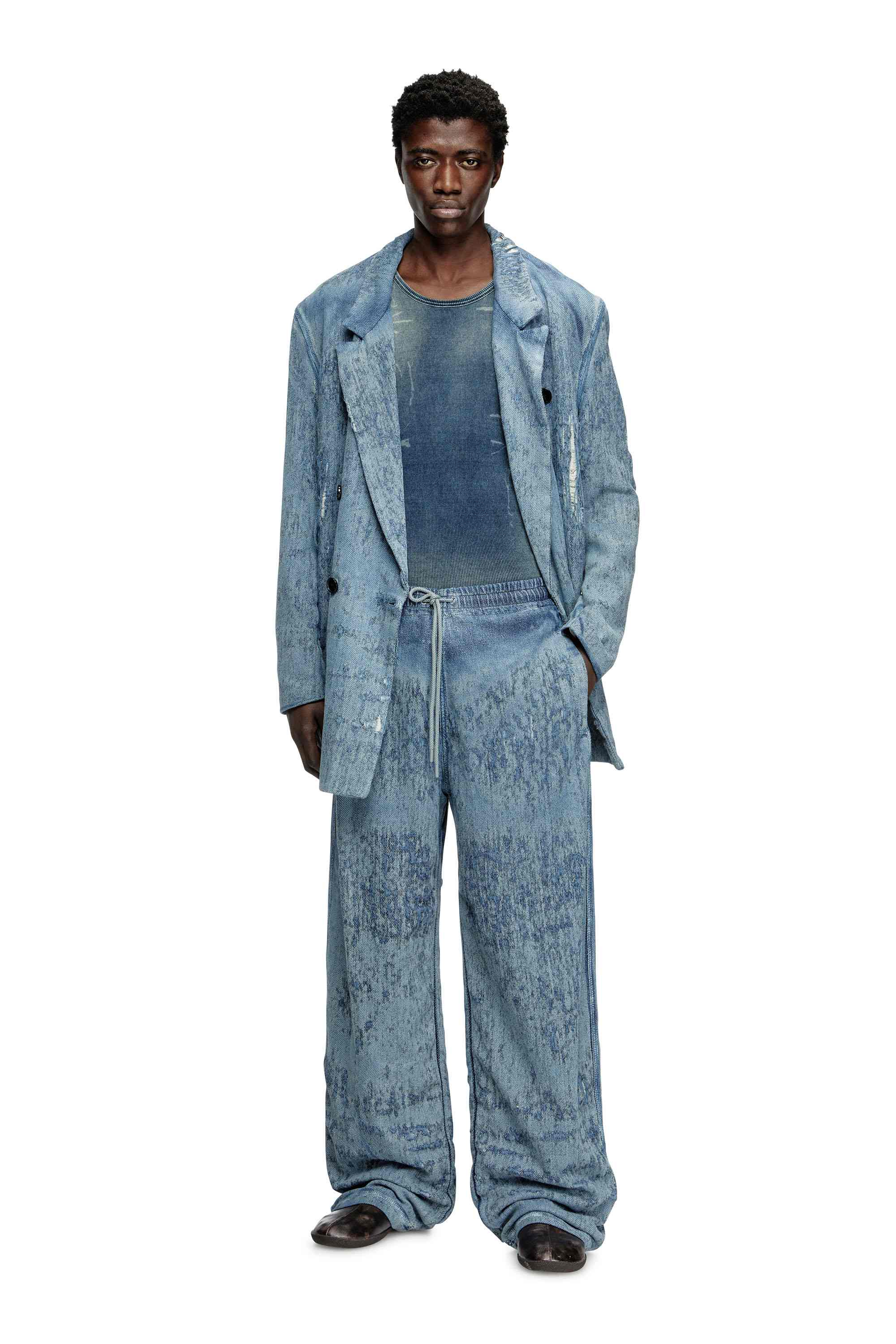 Blue  Relaxed Jeans - D-Enimos
