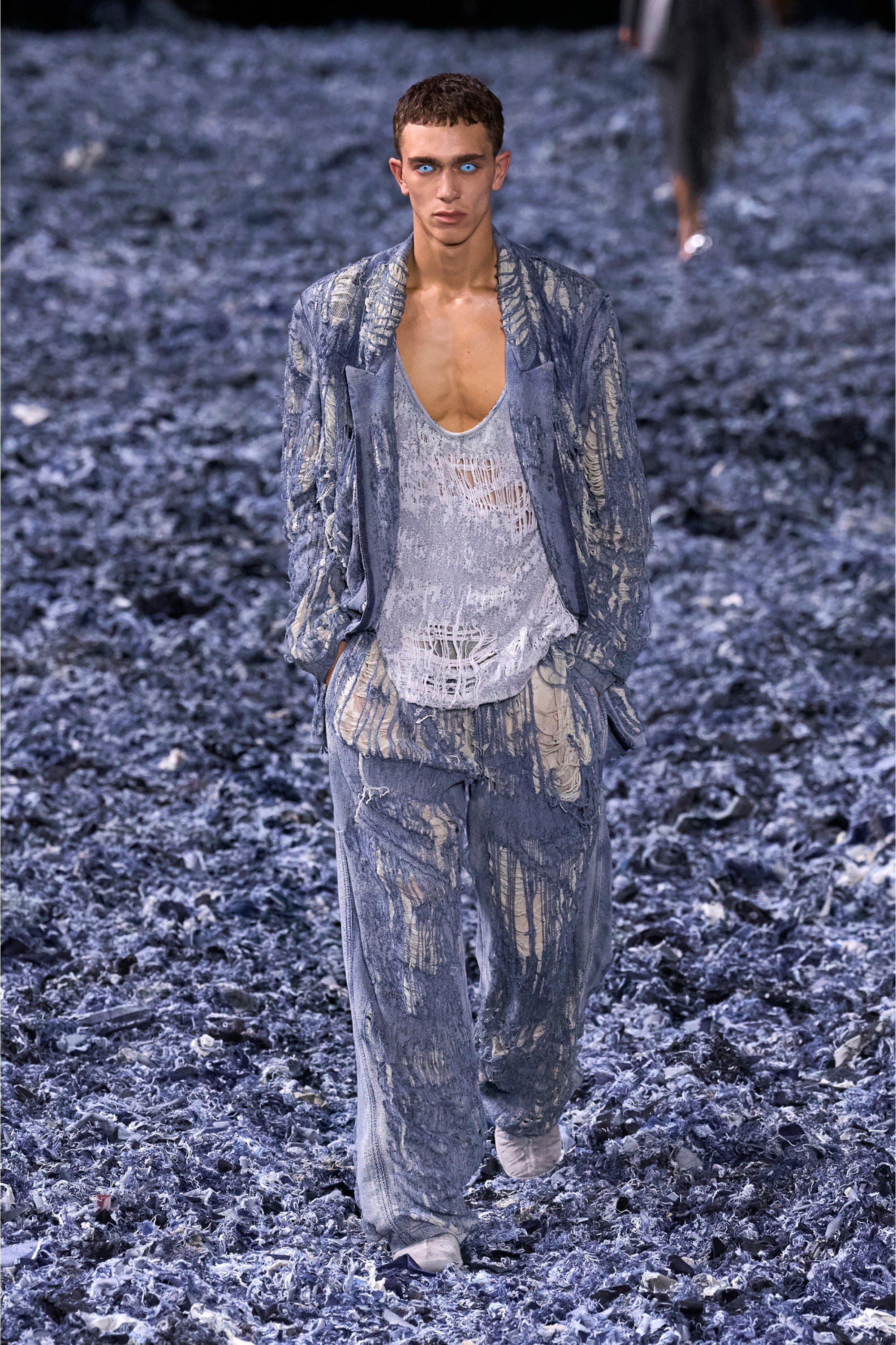 Blue  Relaxed Jeans - D-Enimos