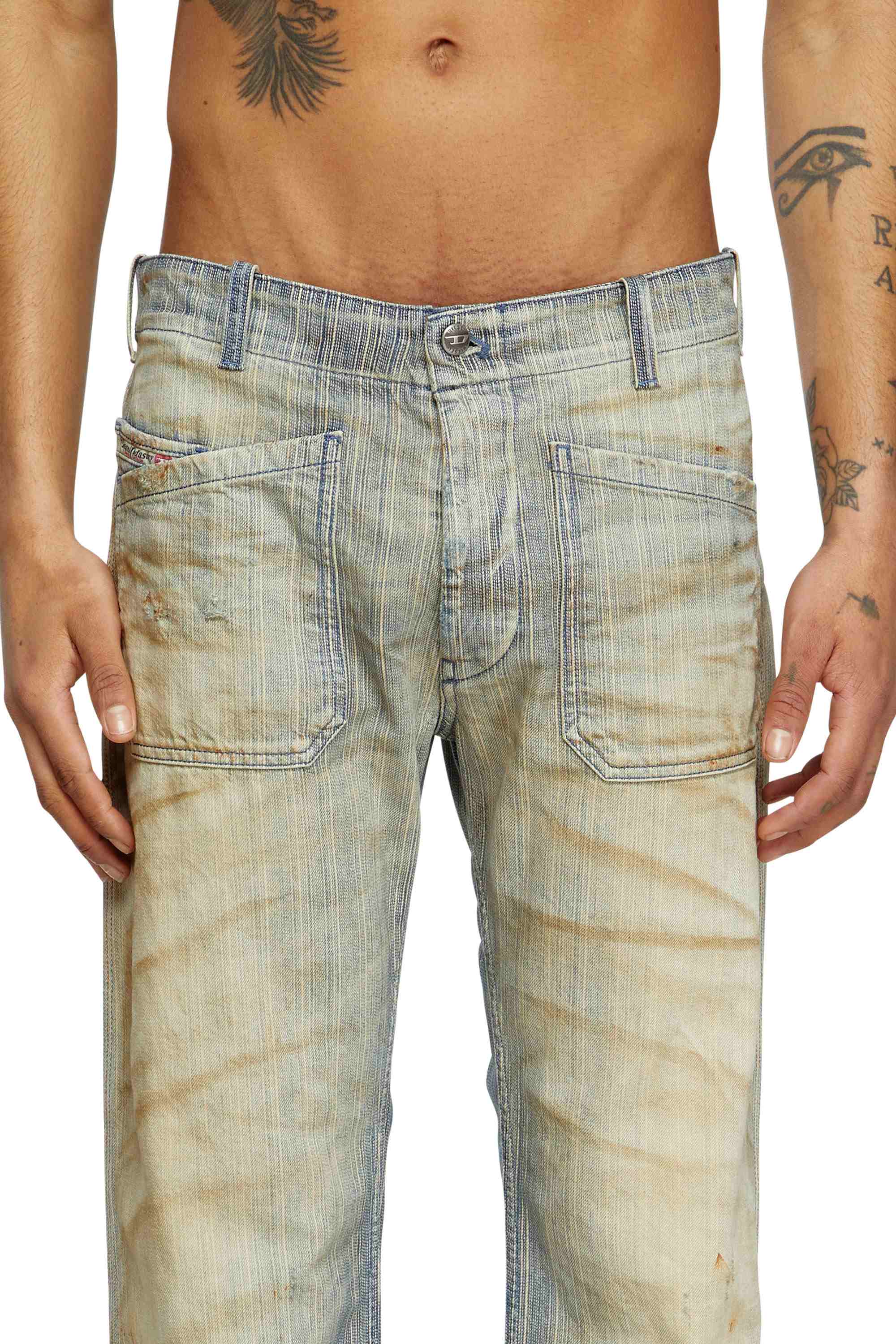 Blue Bootcut Jeans - D-Moorix