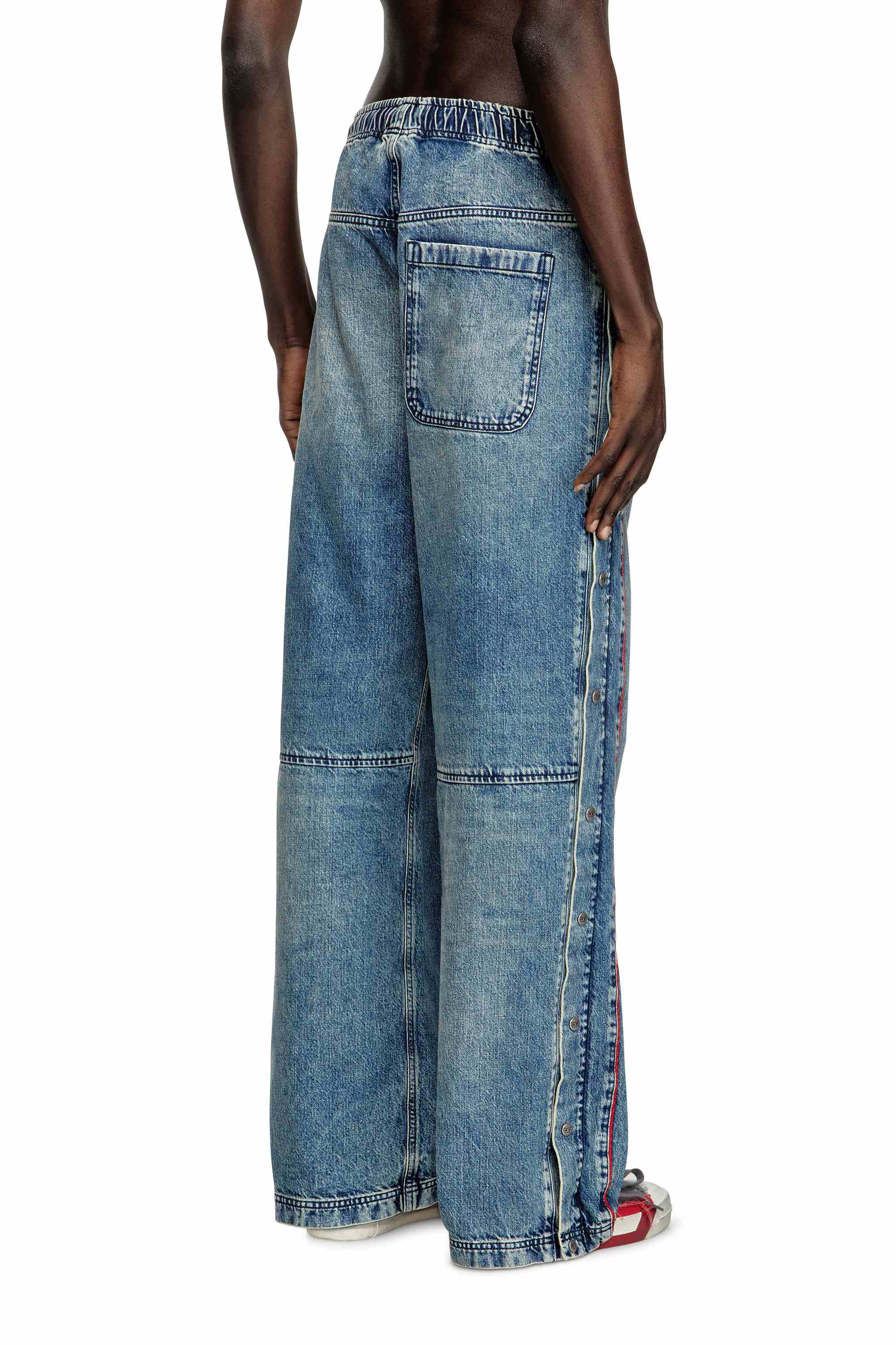 Medium Blue D-Axfor-S Relaxed Fit Jeans