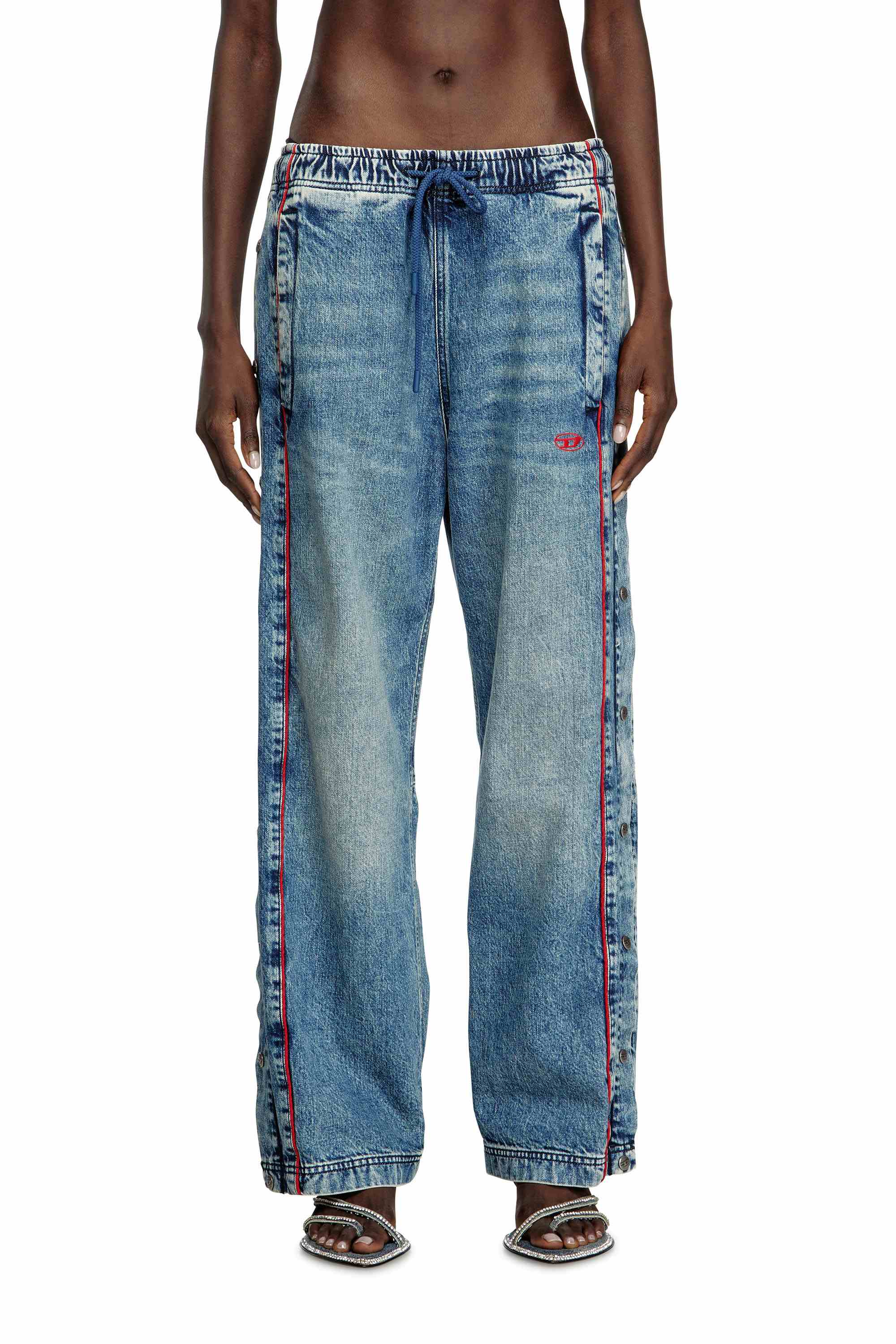 Medium Blue D-Axfor-S Relaxed Fit Jeans