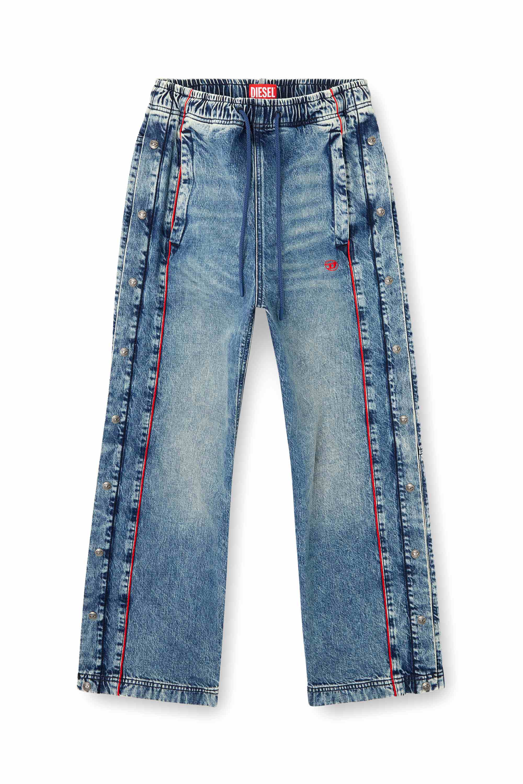 Medium Blue D-Axfor-S Relaxed Fit Jeans